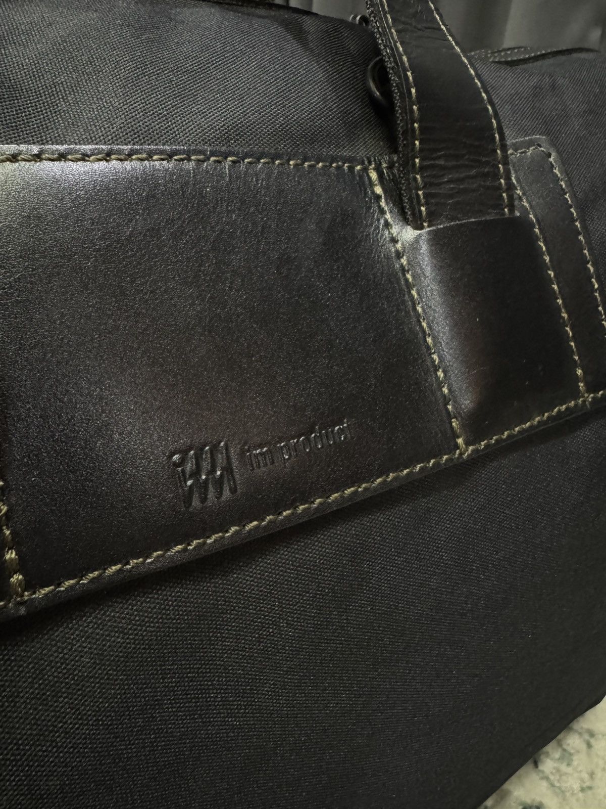 Issey Miyake VTG ISSEY MIYAKE FABRIC & LEATHER TRAVEL BAG Size ONE SIZE - 5 Thumbnail