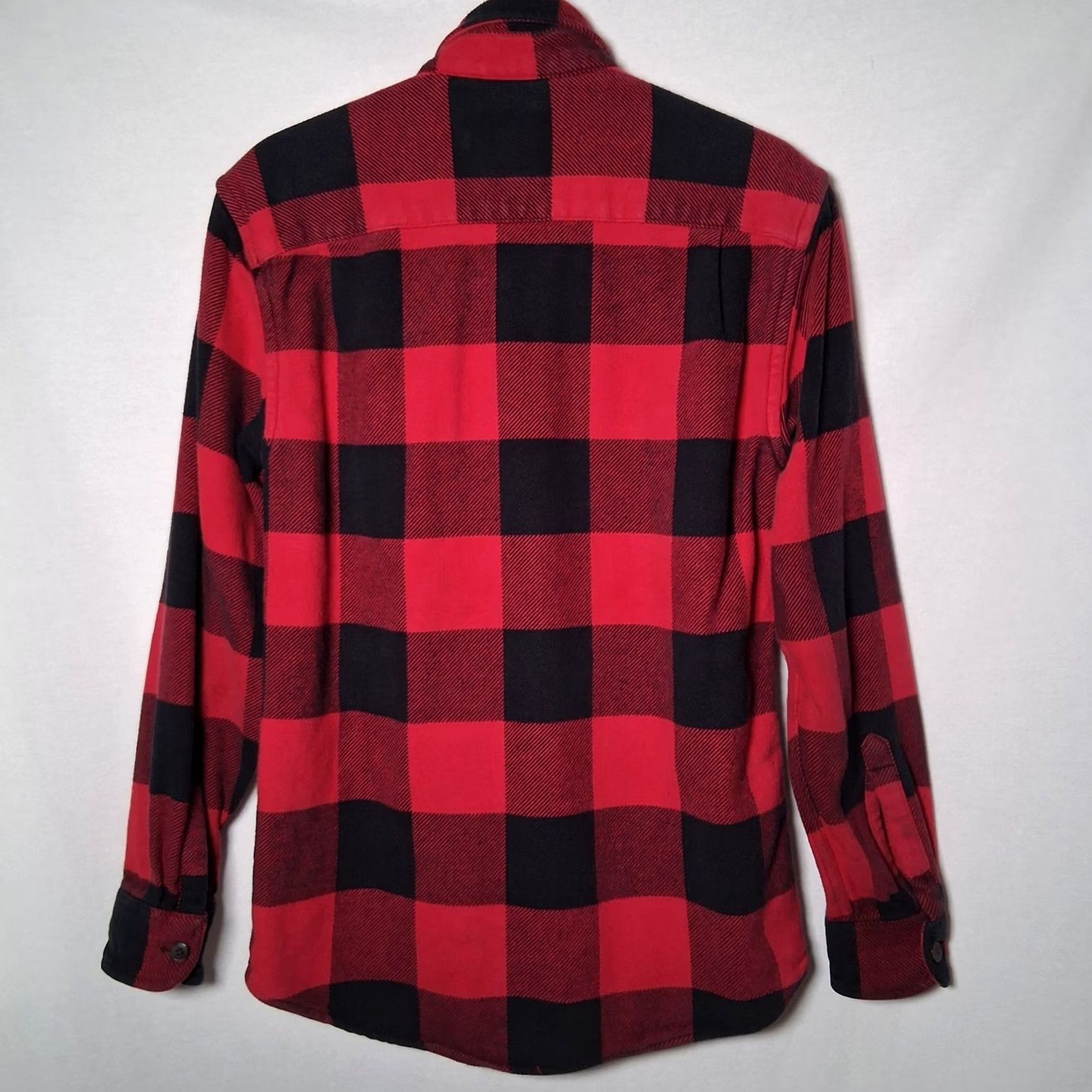 Vintage VINTAGE St Johns Bay Flannel Shirt Small Red Buffalo Plaid Heavyweight Workwear Shirt Mens S Red Plaid Heavyweight Work Shirt Size US S / EU 44-46 / 1 - 2 Thumbnail