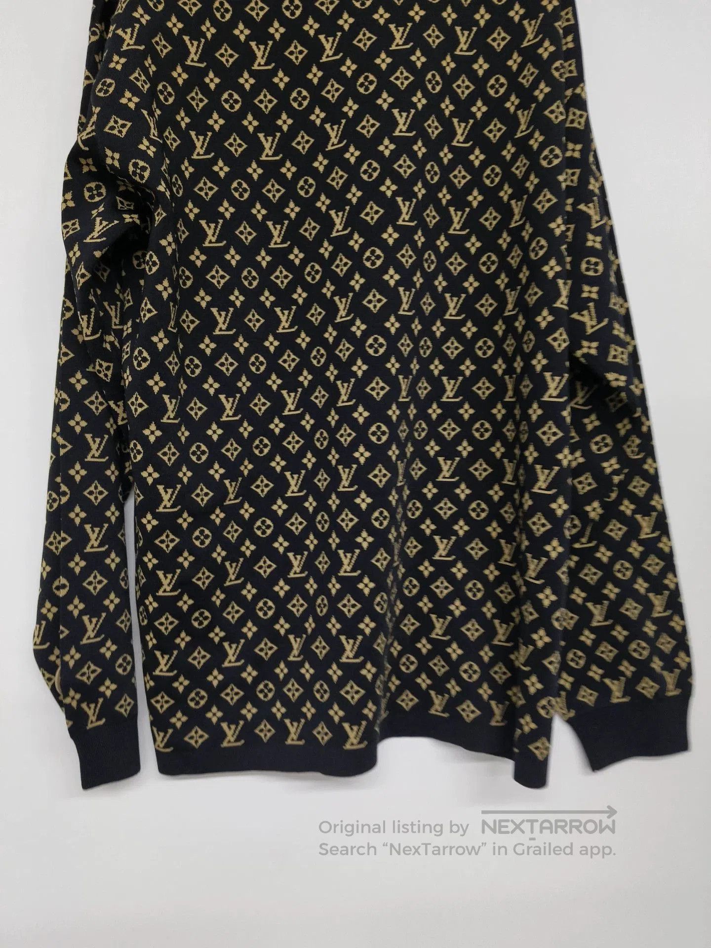 Louis Vuitton Multi Pattern Long Sleeve Knit Sweater. Size US L / EU 52-54 / 3 - 4 Thumbnail