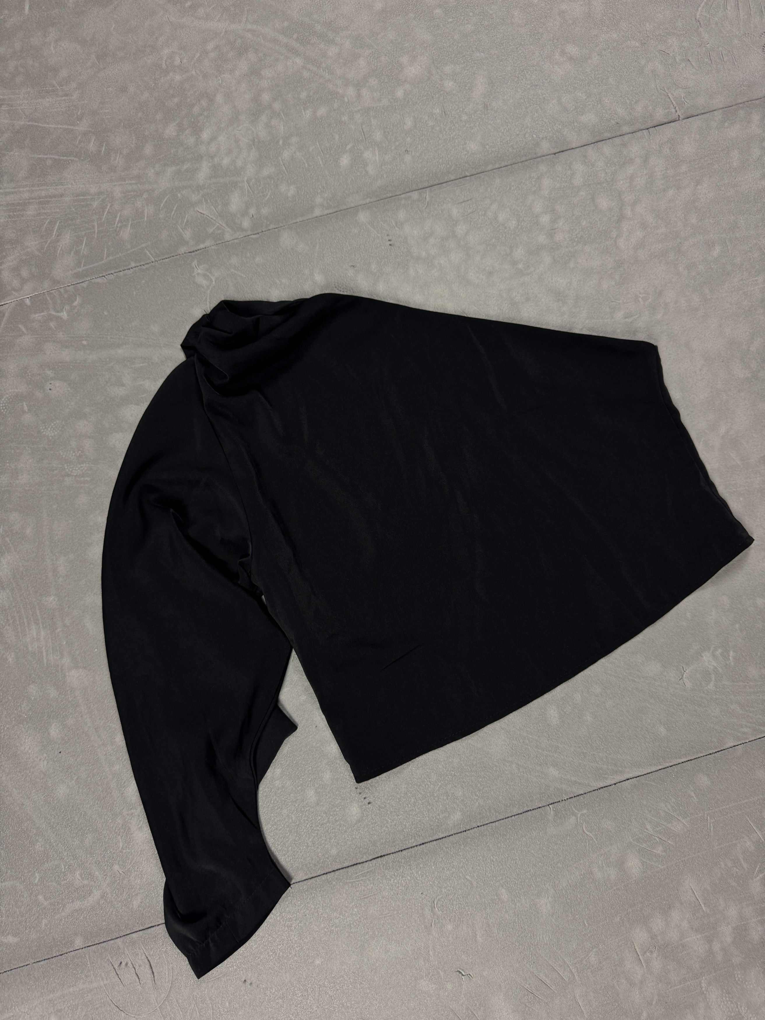 Vintage Womens black coquette top y2k avant garde vitnage Size S / US 4 / IT 40 - 6 Thumbnail