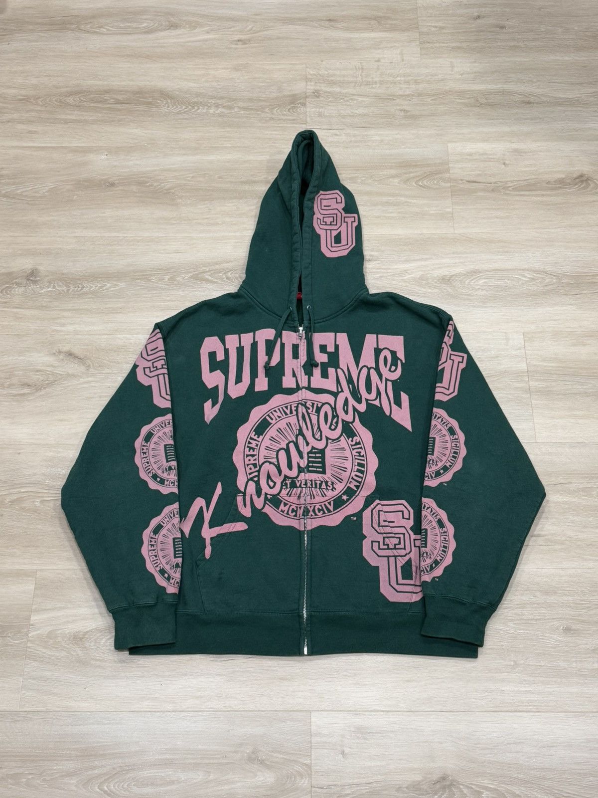 Supreme Knowledge Reigns Zip Up Hoodie