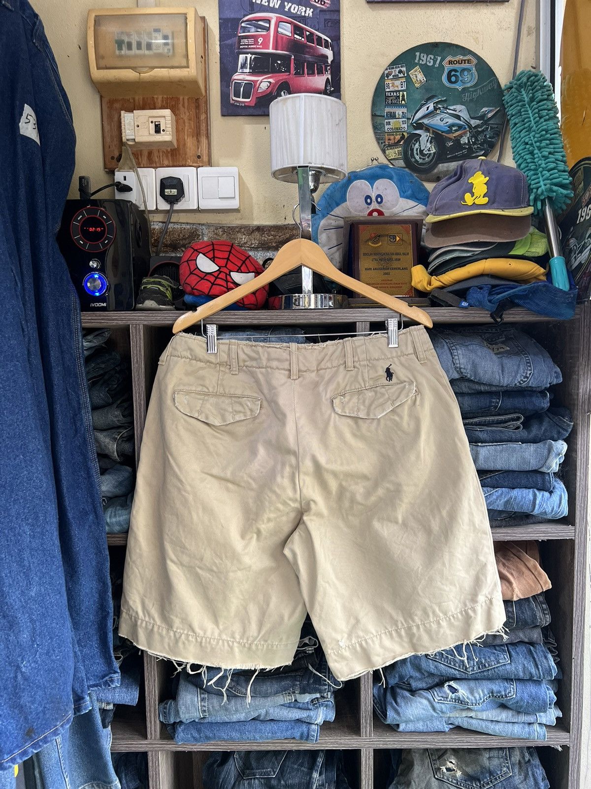 Polo Ralph Lauren 🔥Vintage Distressed Polo Ralph Lauren Short Pant Size US 36 / EU 52 - 3 Thumbnail