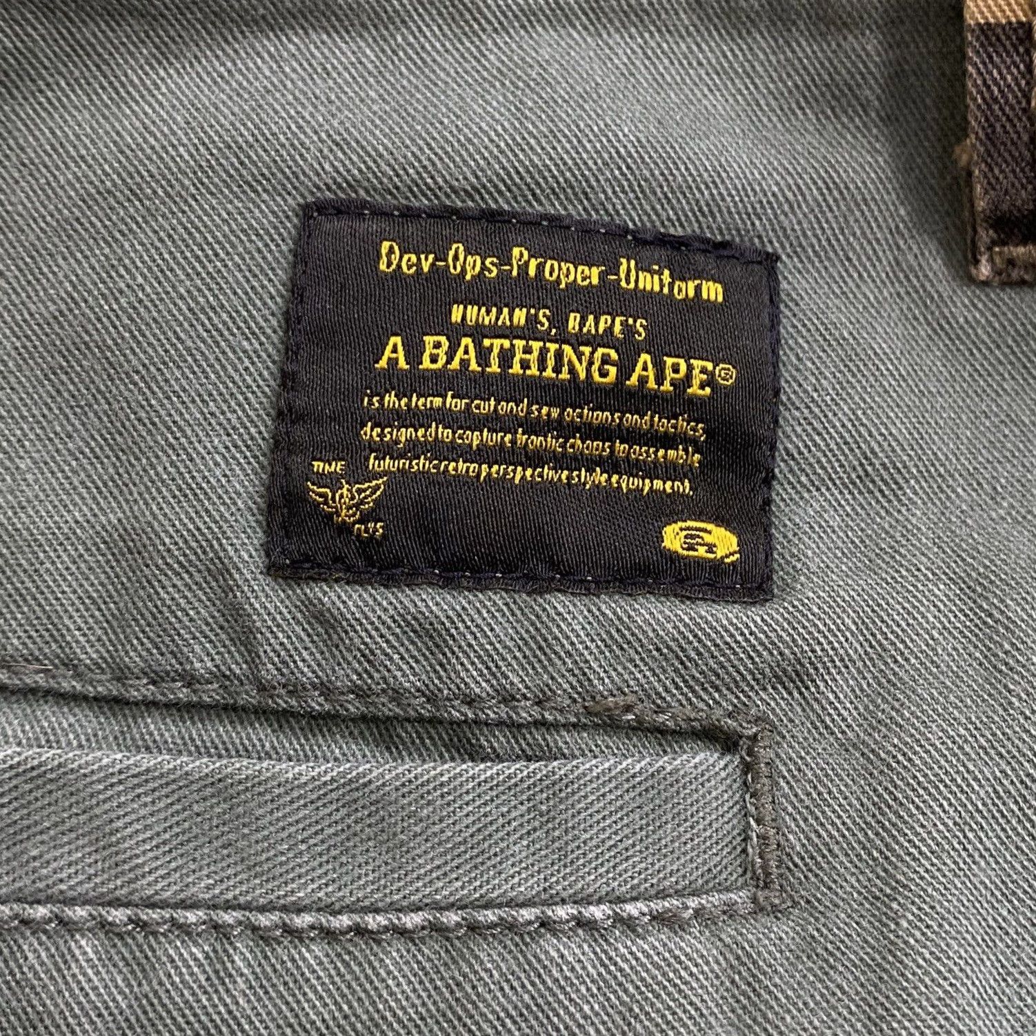 Bape Vintage Bape Cargo Short Pants Size US 34 / EU 50 - 6 Thumbnail