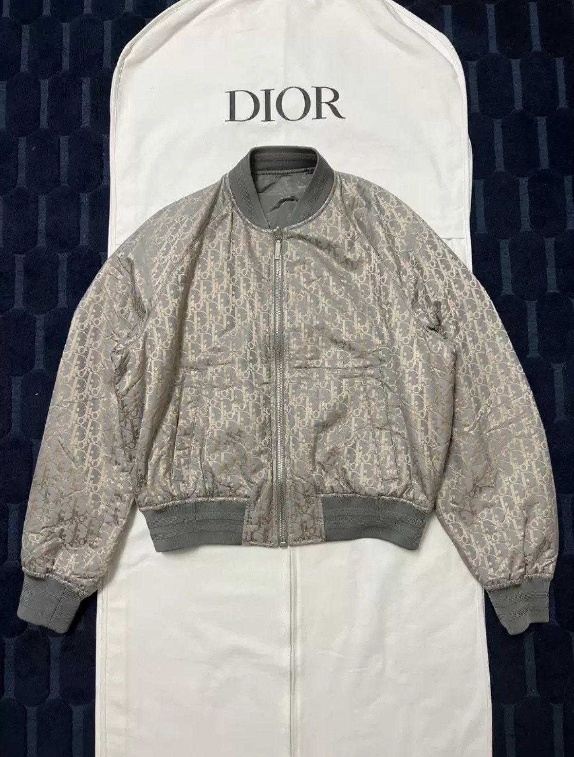 Dior monogram bomber