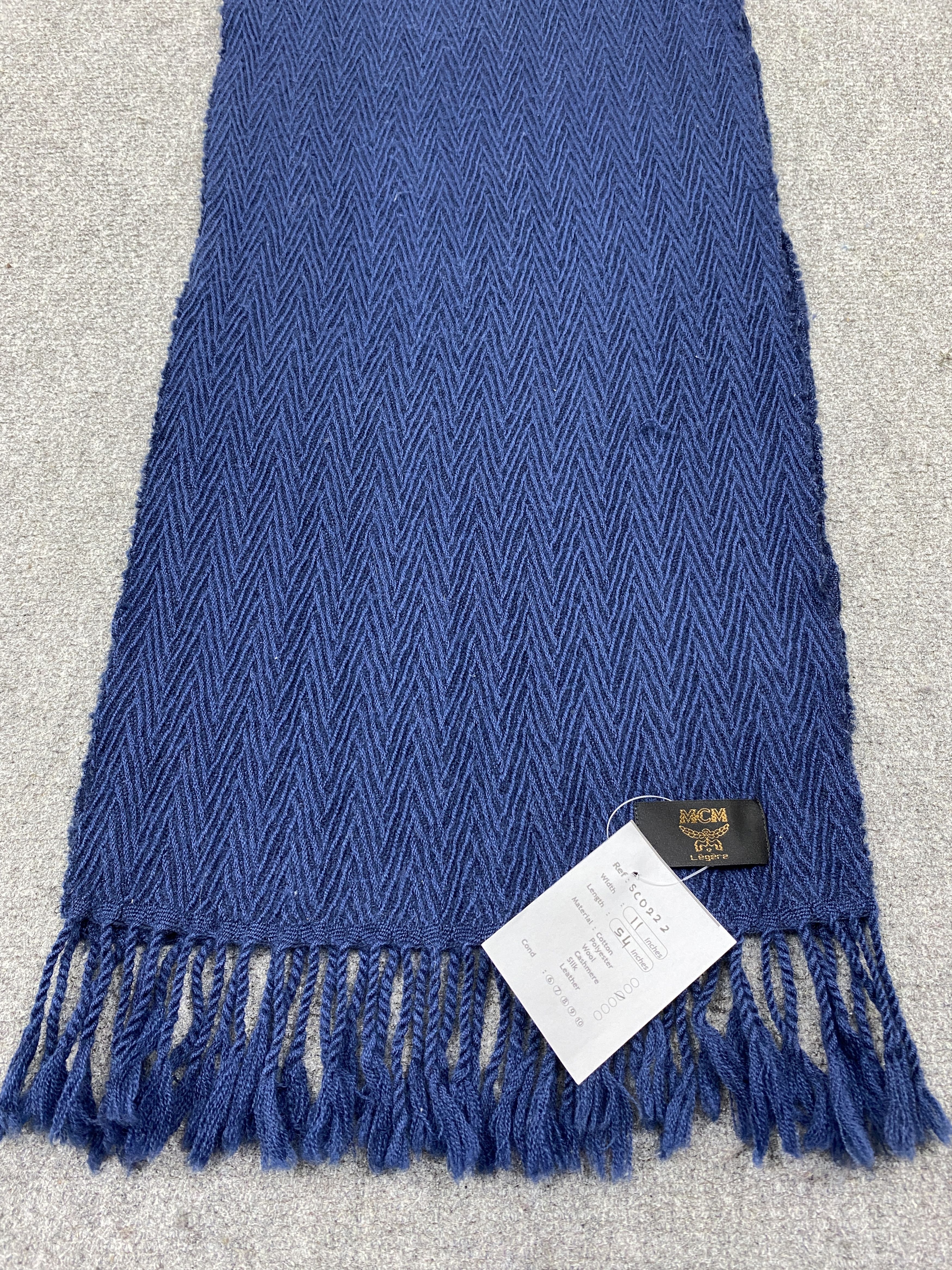 MCM MCM Wool Scarf Muffler Neckwear SC0222 Size ONE SIZE - 3 Thumbnail
