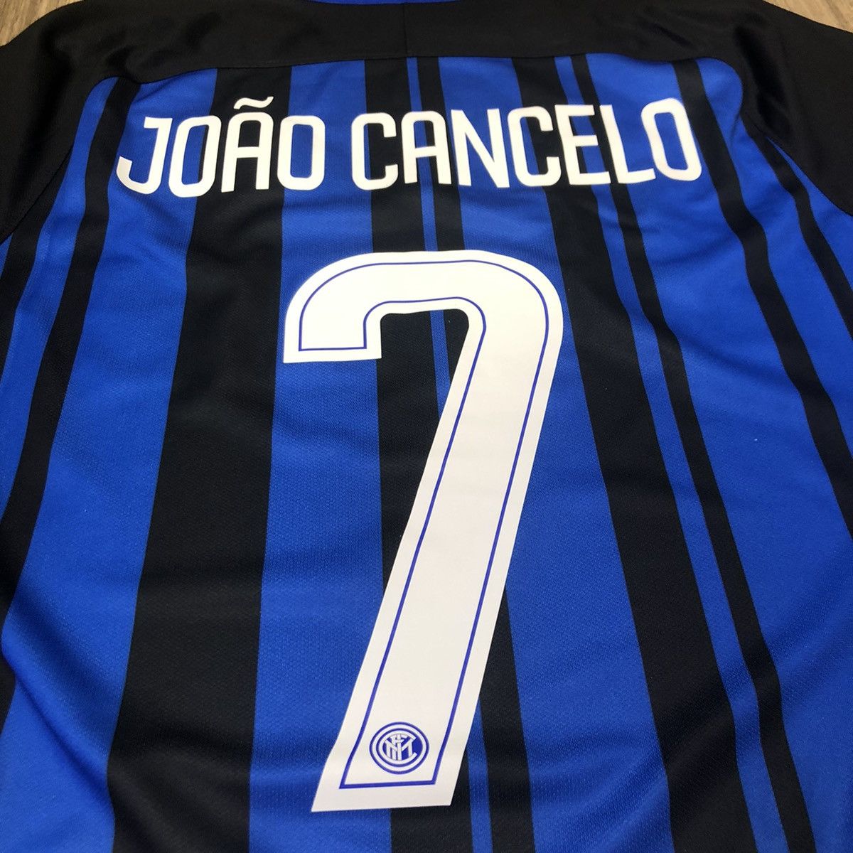 Nike Inter Milan 17/18 home shirt #7 Joao cancelo (Bnwt) Size US S / EU 44-46 / 1 - 5 Thumbnail