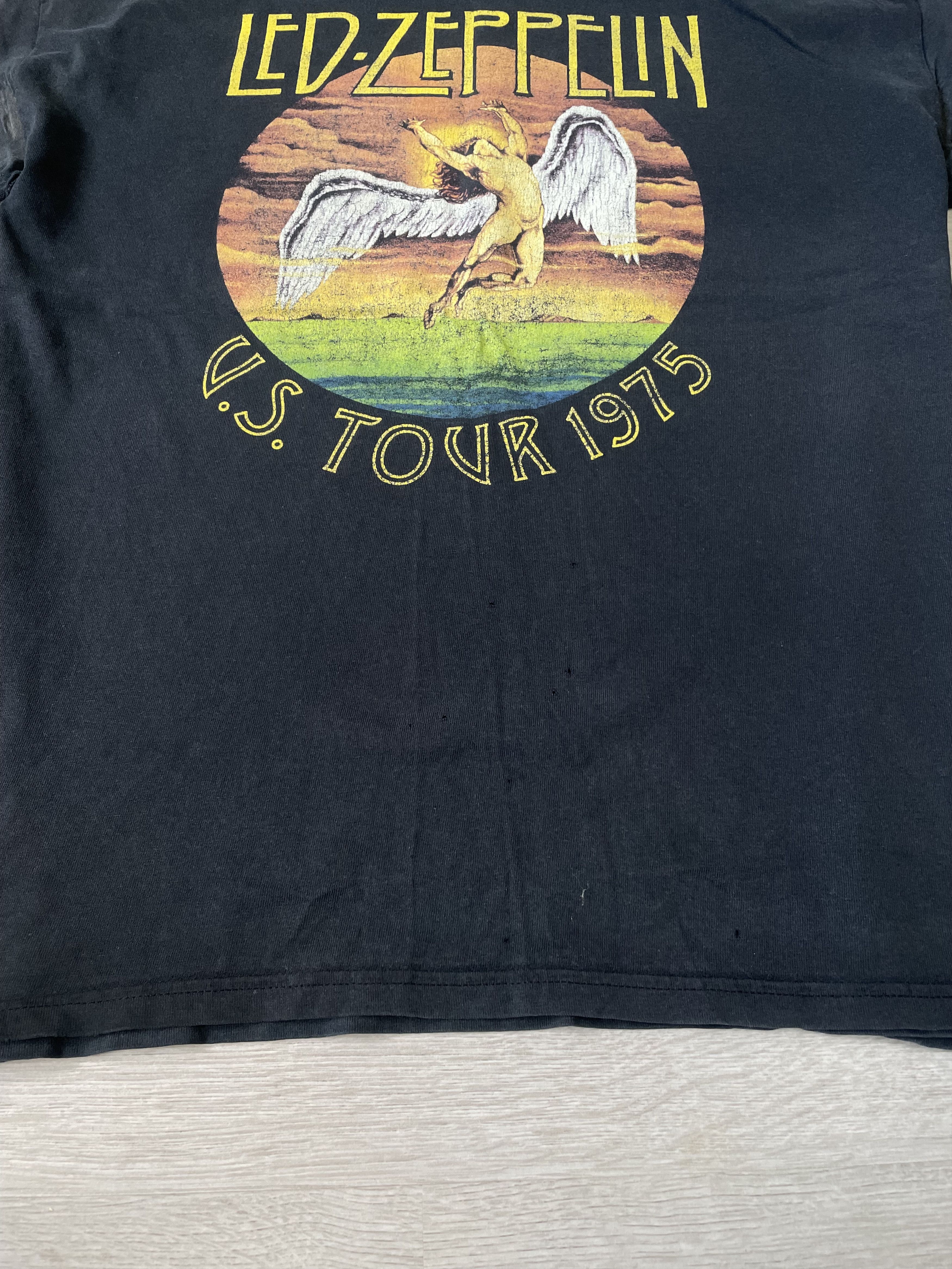 Led Zeppelin × Vintage MENS CASUAL ROCK SHIRT LED ZEPPLIN Size US L / EU 52-54 / 3 - 5 Thumbnail