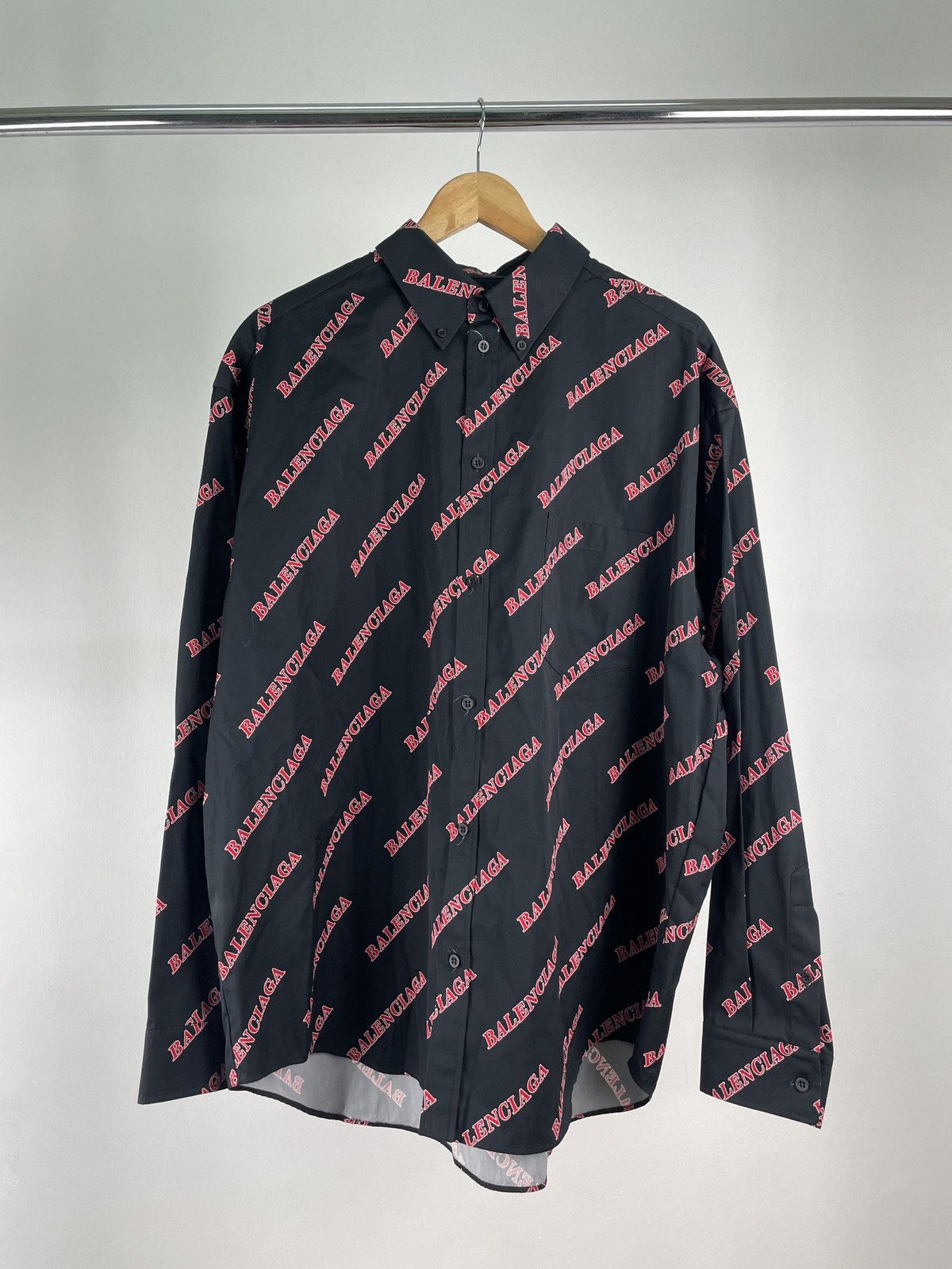 Balenciaga Balenciaga Overprint Shirt Size US M / EU 48-50 / 2 - 1 Thumbnail