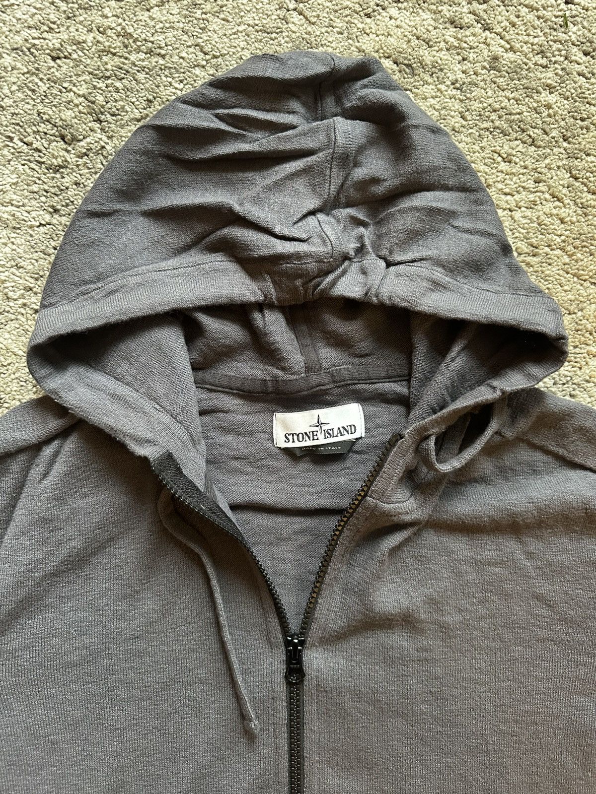 Stone Island Stone Island full zip hoodie knit Size US XL / EU 56 / 4 - 4 Thumbnail