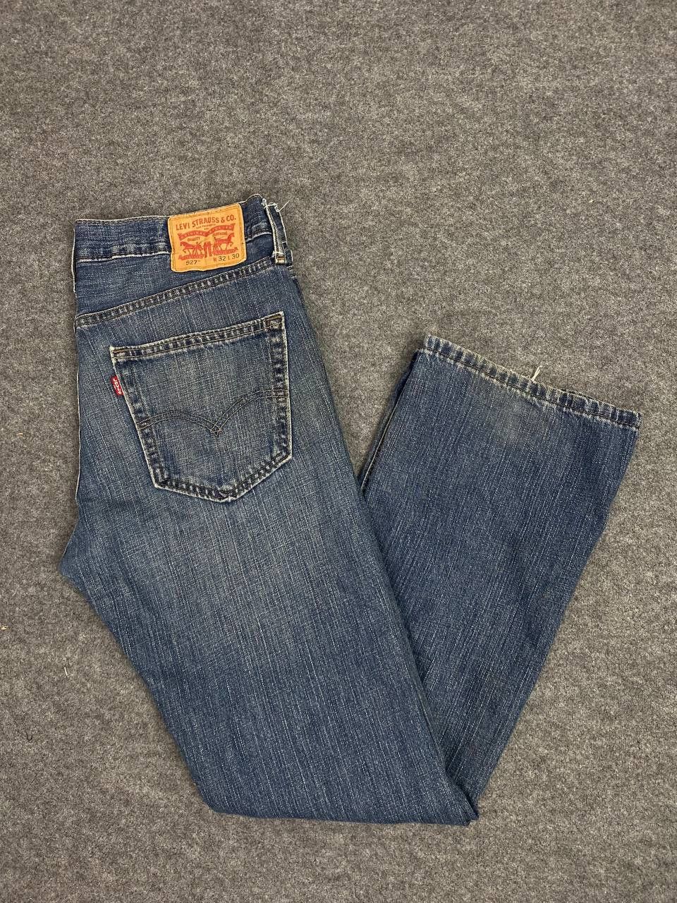 Levi's levis 527 bootcut flare denim nice design Size US 35 - 1 Thumbnail