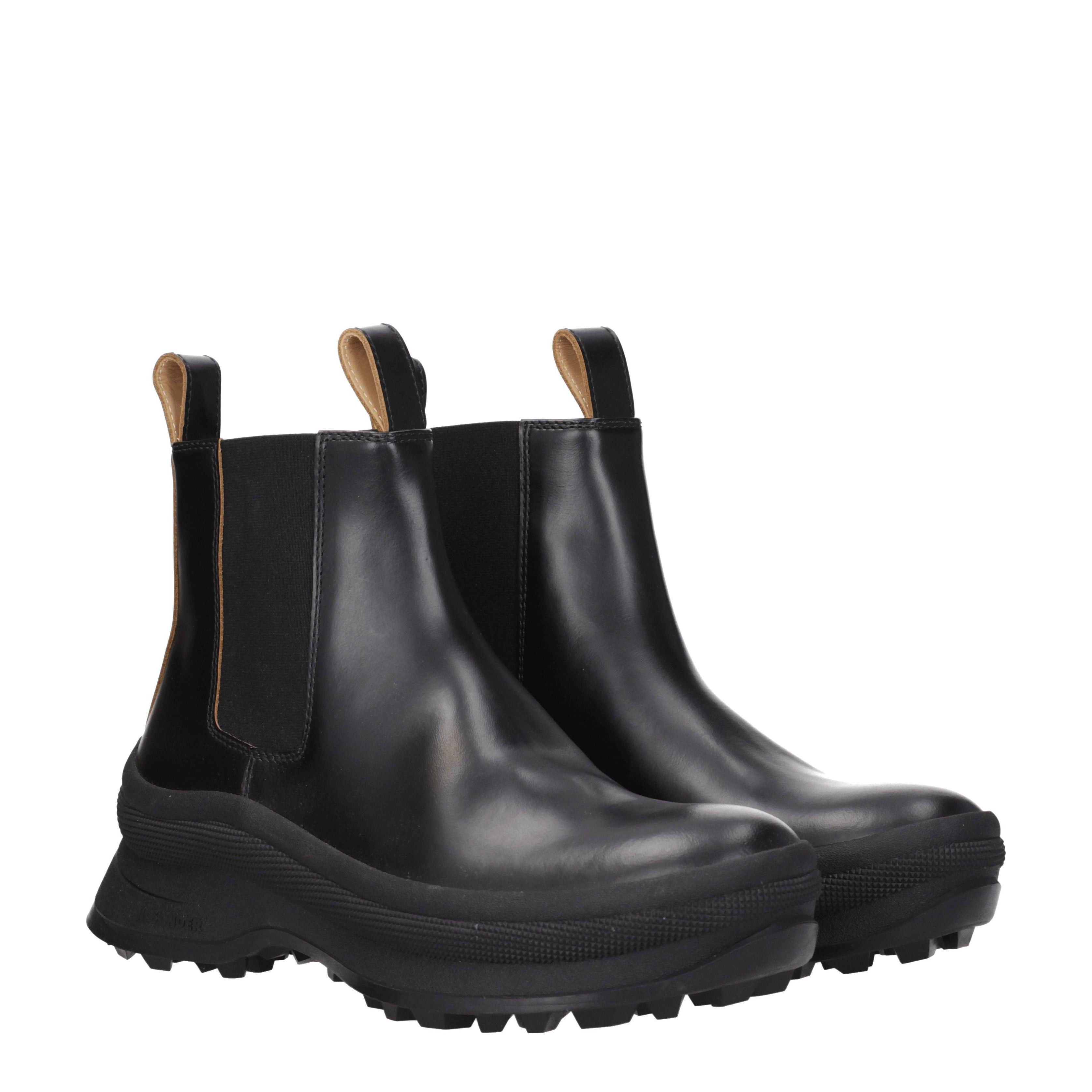 Jil Sander Ankle Boots in Leather Size US 11 / EU 44 - 1 Thumbnail