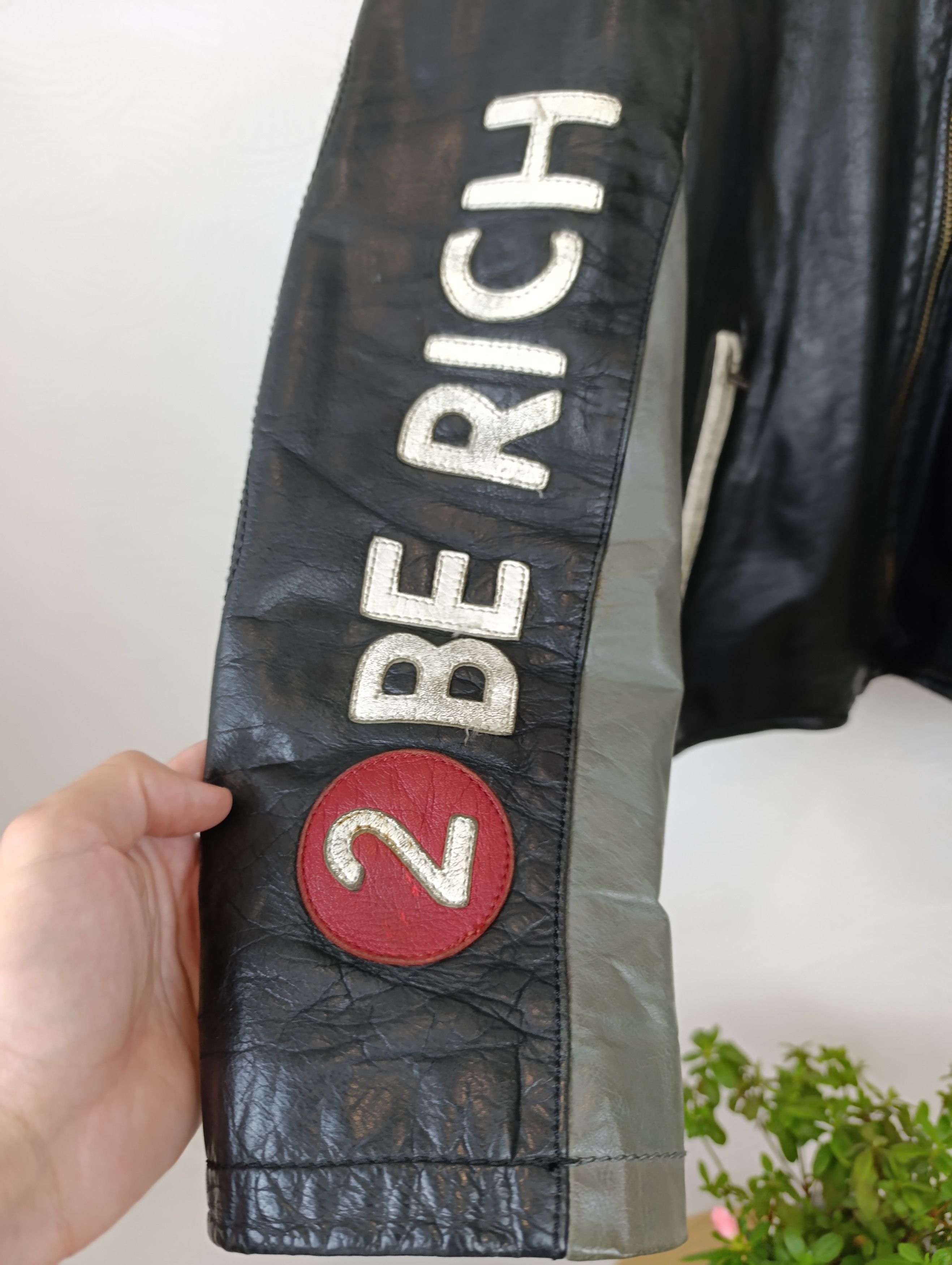 Genuine Leather × Vintage VINTAGE SNAPSHOT RACING MOTORCYCLE LEATHER BIKER JACKET Size US M / EU 48-50 / 2 - 5 Thumbnail