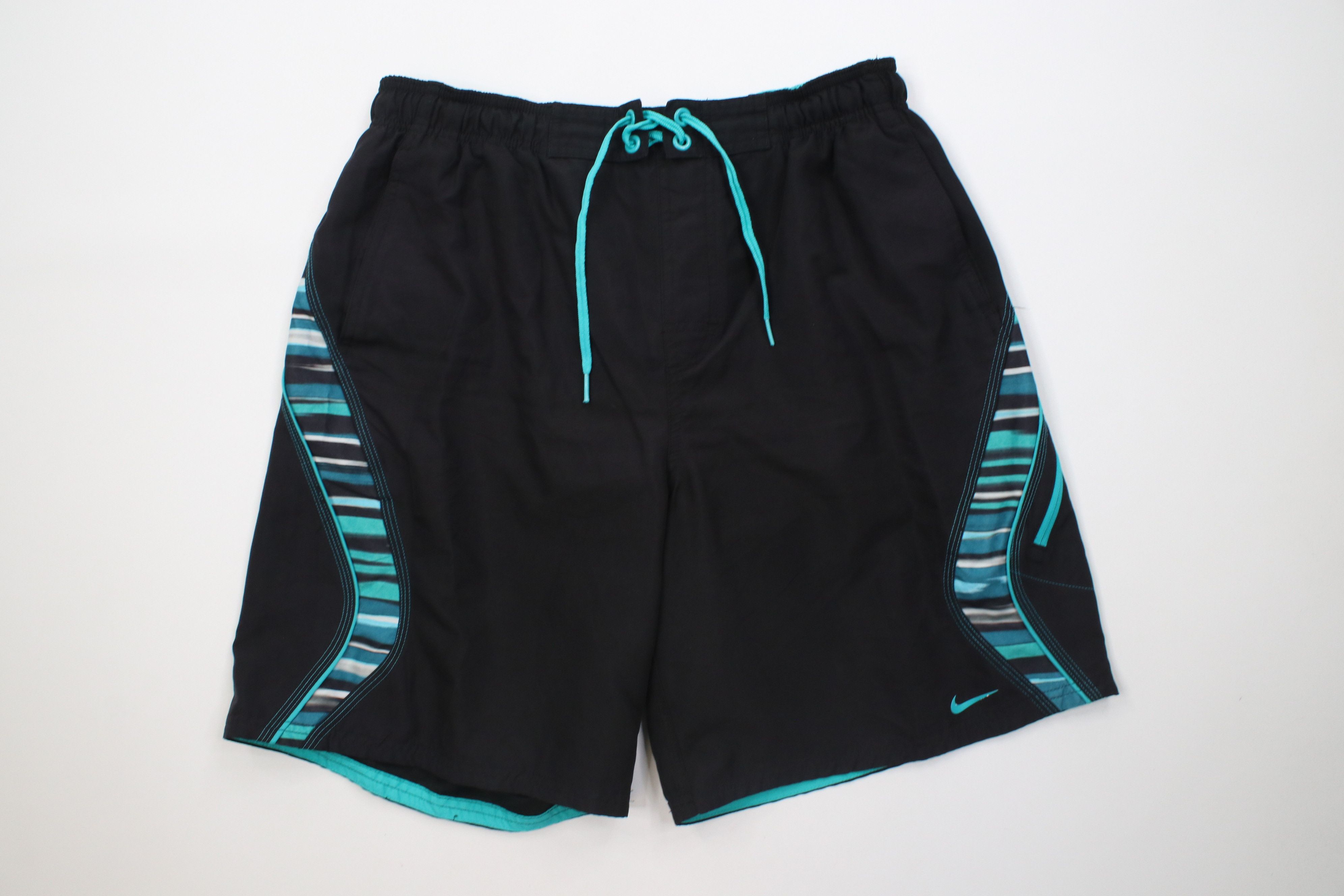 Nike Vintage Y2K Nike Scott Mini Swoosh Lined Shorts Swim Trunks Size US 34 / EU 50 - 1 Thumbnail