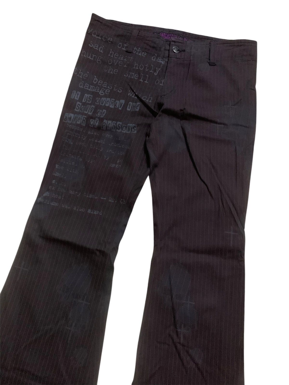 Sex Pot ReVeNGe H.Naoto Anarchy Punk Gothic Seditionaries Stripe Pant Size 29" - 2 Thumbnail