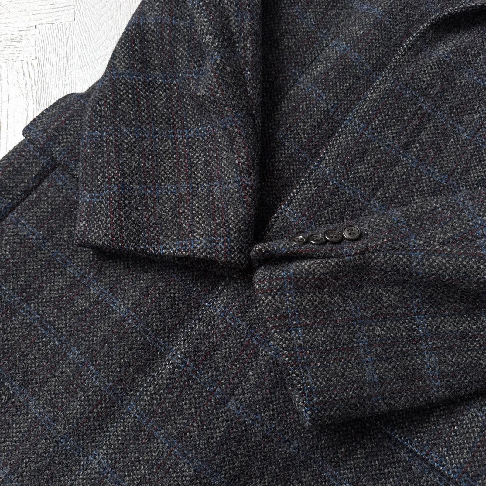 Vintage Vintage Preppy Pure New Wool Tweed Over coat Elegant Style Size US M / EU 48-50 / 2 - 4 Thumbnail