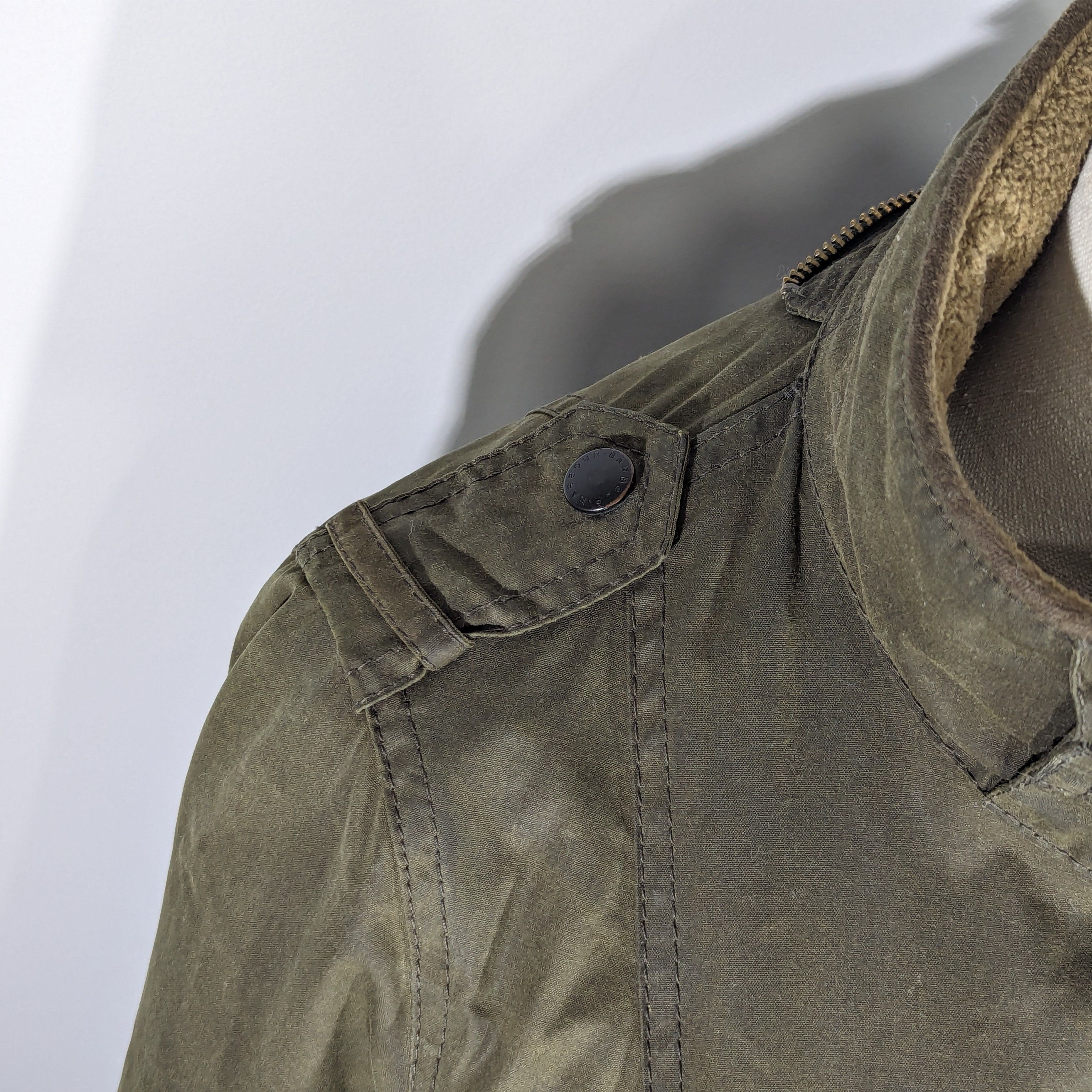 Barbour Barbour International SMU Weyhill Wax Jacket Waxed Cotton Size M / US 6-8 / IT 42-44 - 4 Thumbnail