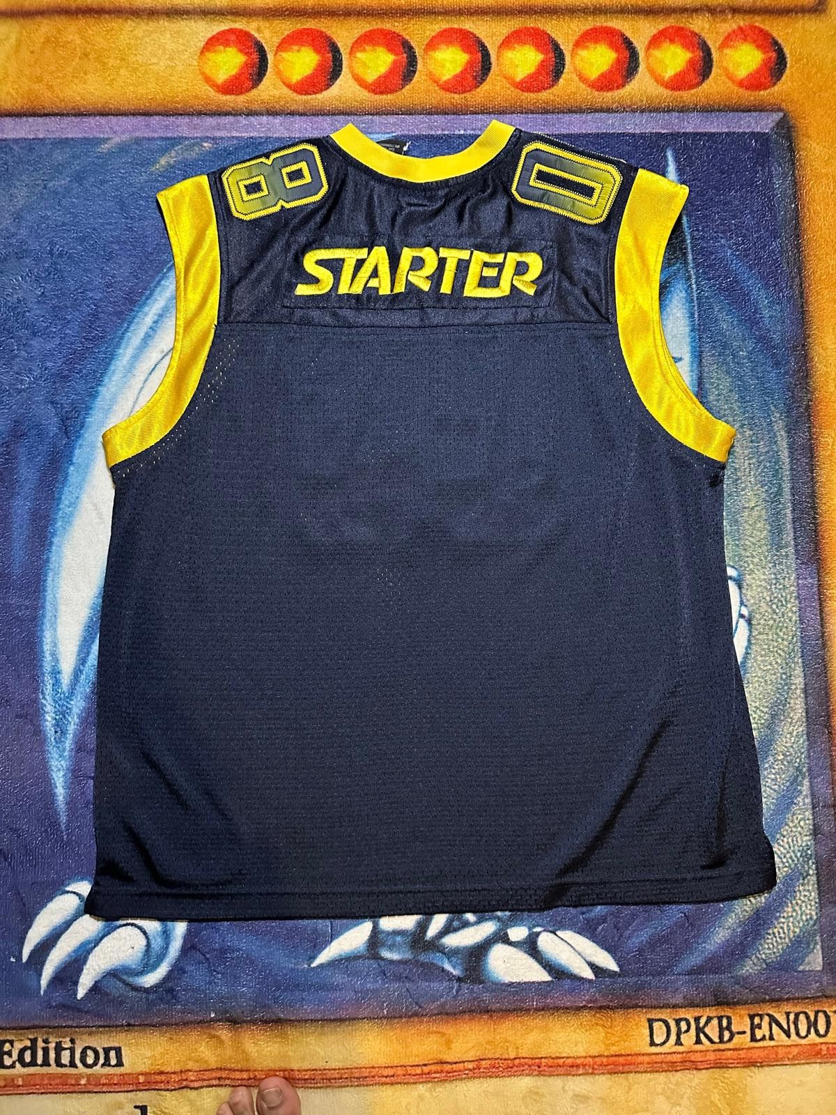 Starter Starter Black and Yellow Basketball Jersey Size ONE SIZE - 5 Thumbnail
