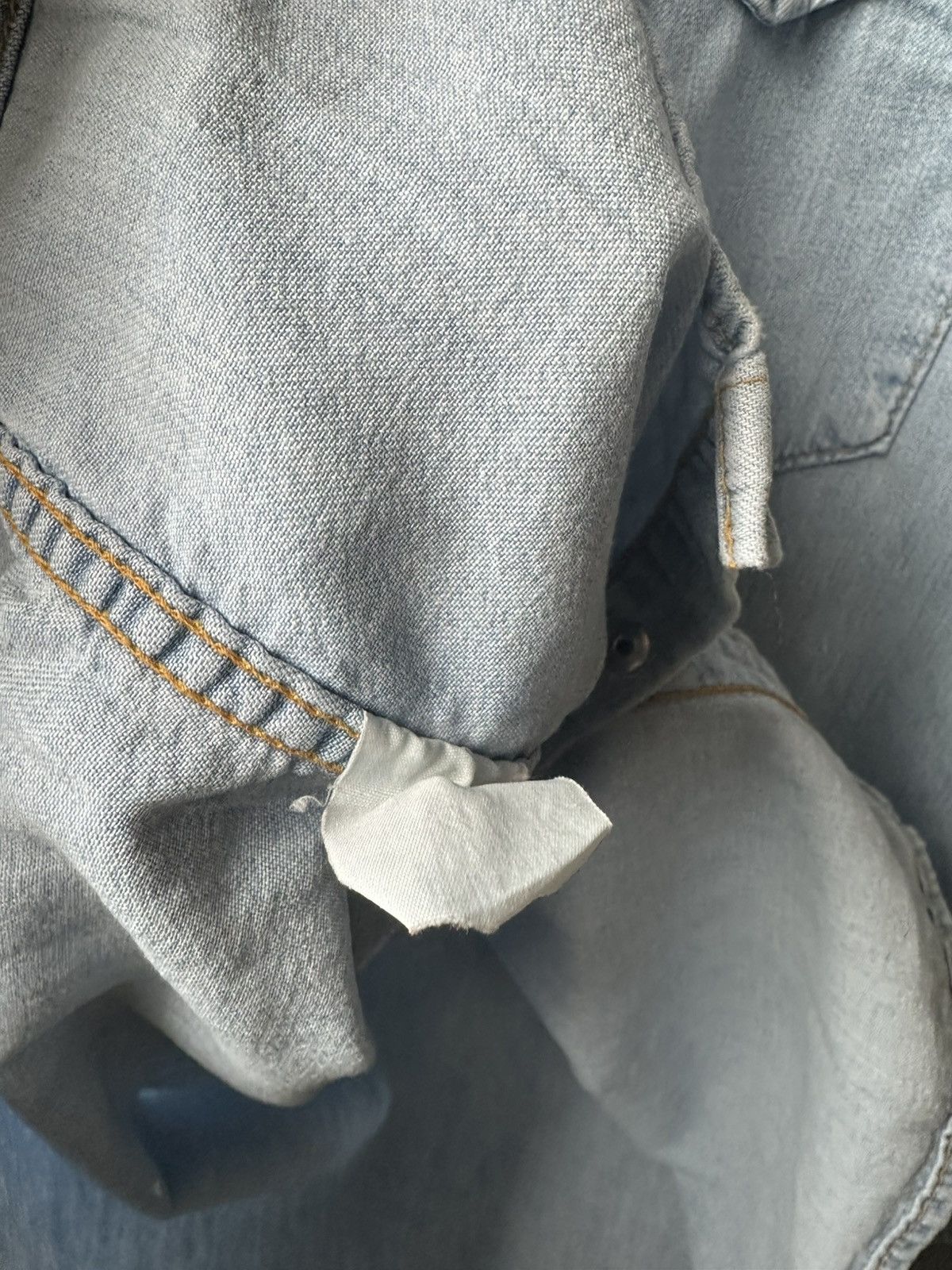 Lee Vintage Lee Western Denim Jeans Shirt Size S Size US M / EU 48-50 / 2 - 6 Thumbnail