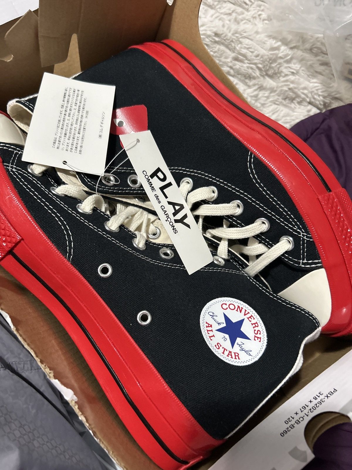 Comme des Garcons × Comme des Garcons PLAY CDG Play Chuck Taylor Size US 9 / EU 42 - 7 Thumbnail