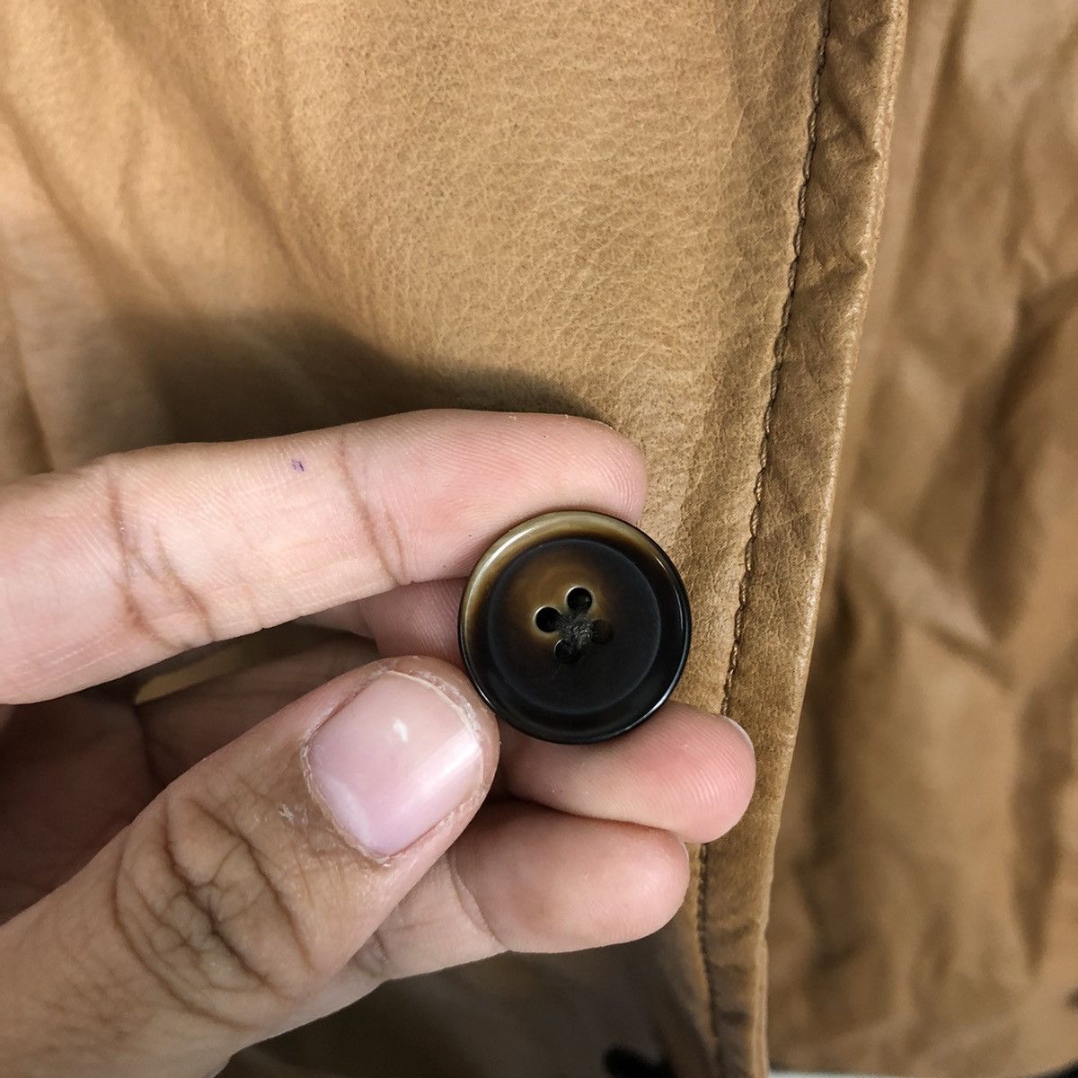 Alexander Julian × Japanese Brand 📌Vintage Biker Leather Jacket Alexander Julian Blanket Size US L / EU 52-54 / 3 - 17 Thumbnail