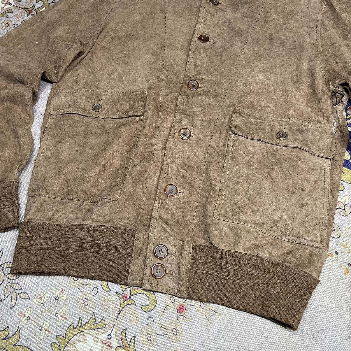 Valstar Valstar Valstarino Suede Leather Bomber Jackat Size US M / EU 48-50 / 2 - 6 Thumbnail