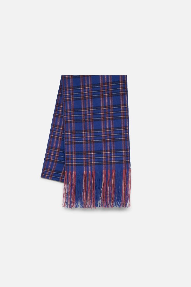 The Elder Statesman $2500 The Elder Statesman Cloud Tartan Cashmere Scarf Size ONE SIZE - 1 Thumbnail