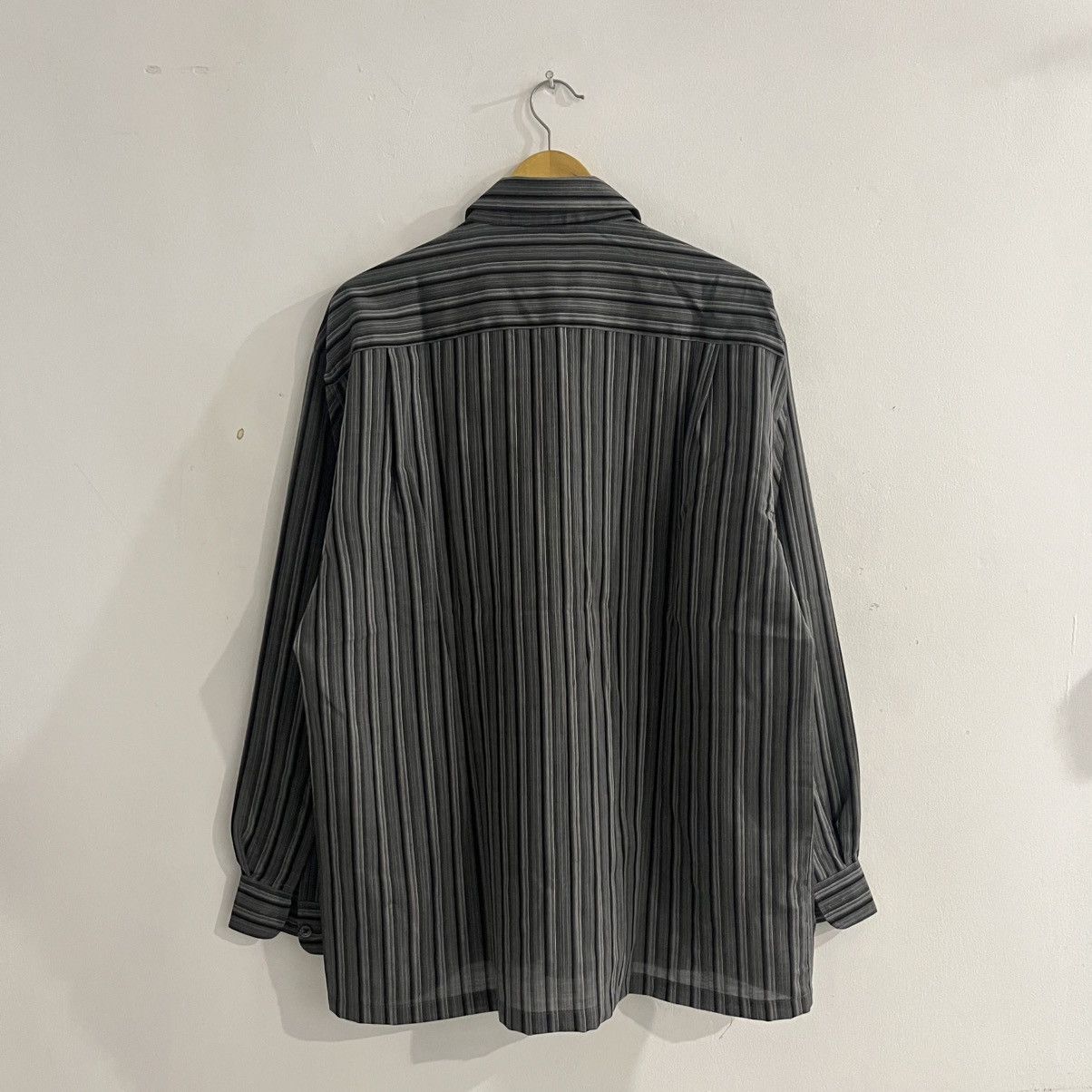 Issey Miyake Countess Mara - Striped Iconic Ls Shirt Size US XL / EU 56 / 4 - 5 Thumbnail