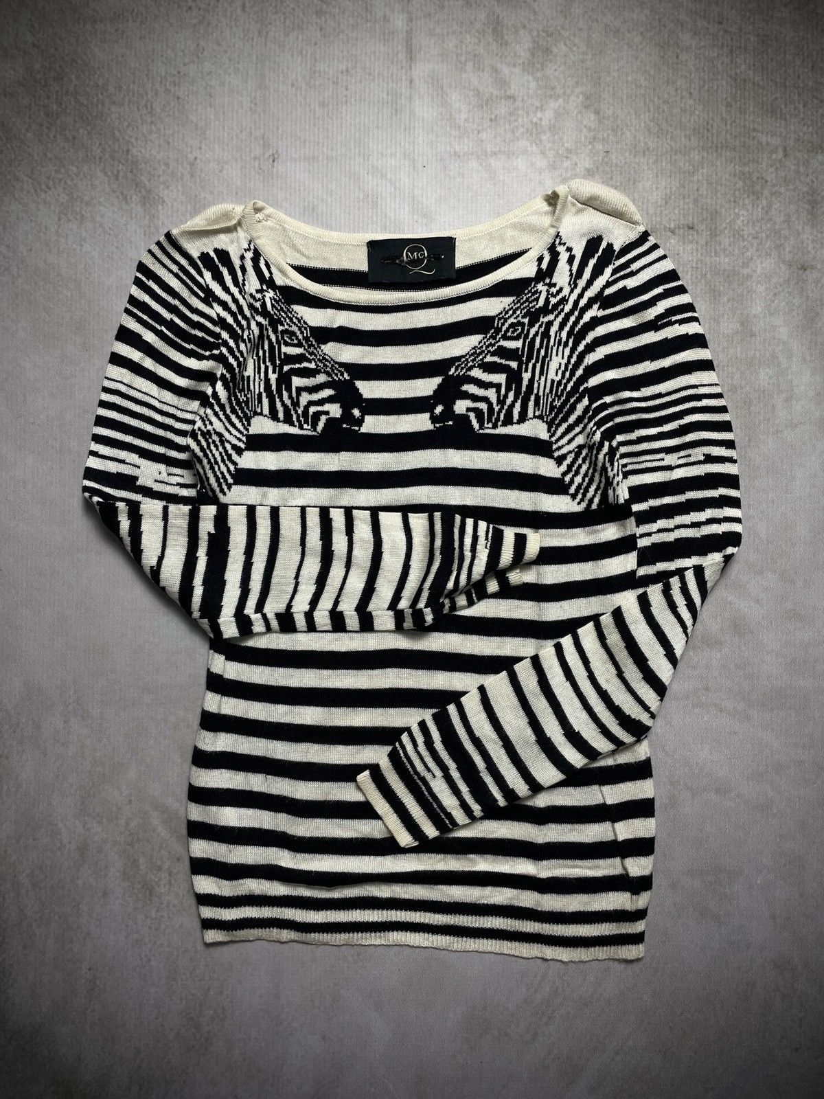 Alexander McQueen Alexander McQueen - Zebra Pattern Knit Size XS / US 0-2 / IT 36-38 - 2 Thumbnail