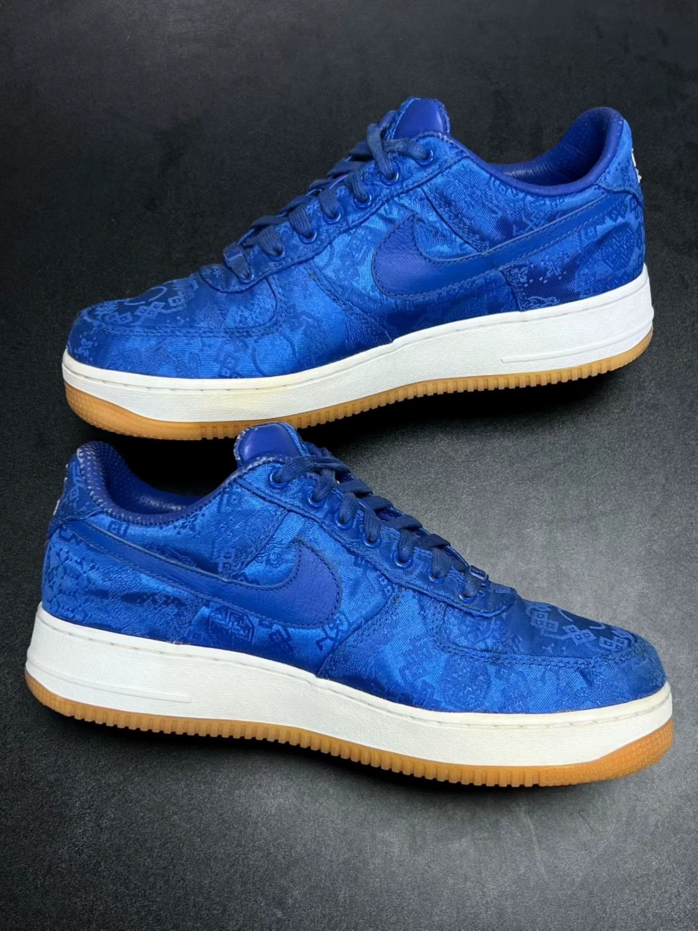 Nike NIKE CLOT AF1 Blue Silk 42.5 Used Good Condition Size US 9.5 / EU 42-43 - 6 Thumbnail