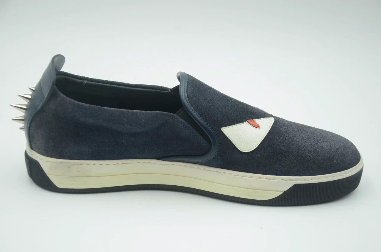 Fendi Fendi Bag Bugs Rivet Full Leather Casual Sneaker Size US 8 / EU 41 - 6 Thumbnail