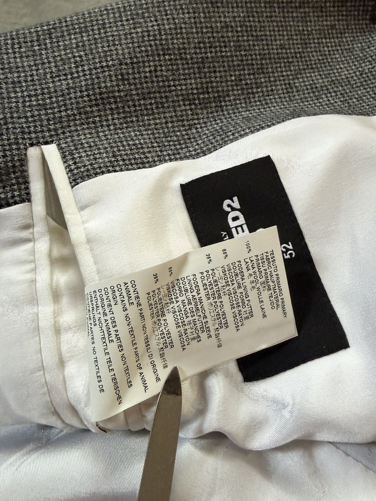 Dsquared2 Dsquared2 Wool Slim Blazer Jacket 52 Rare Size 42R - 18 Thumbnail