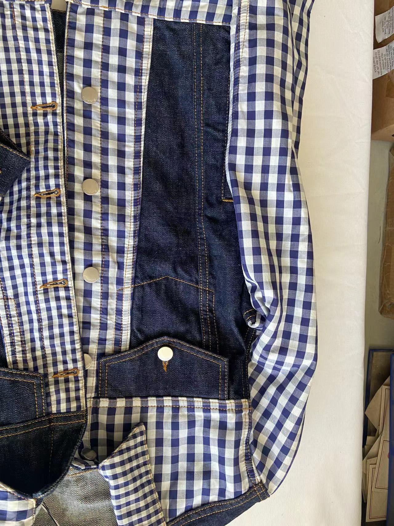JW Anderson JW Anderson gingham denim patch jacket Size US XS / EU 42 / 0 - 7 Thumbnail