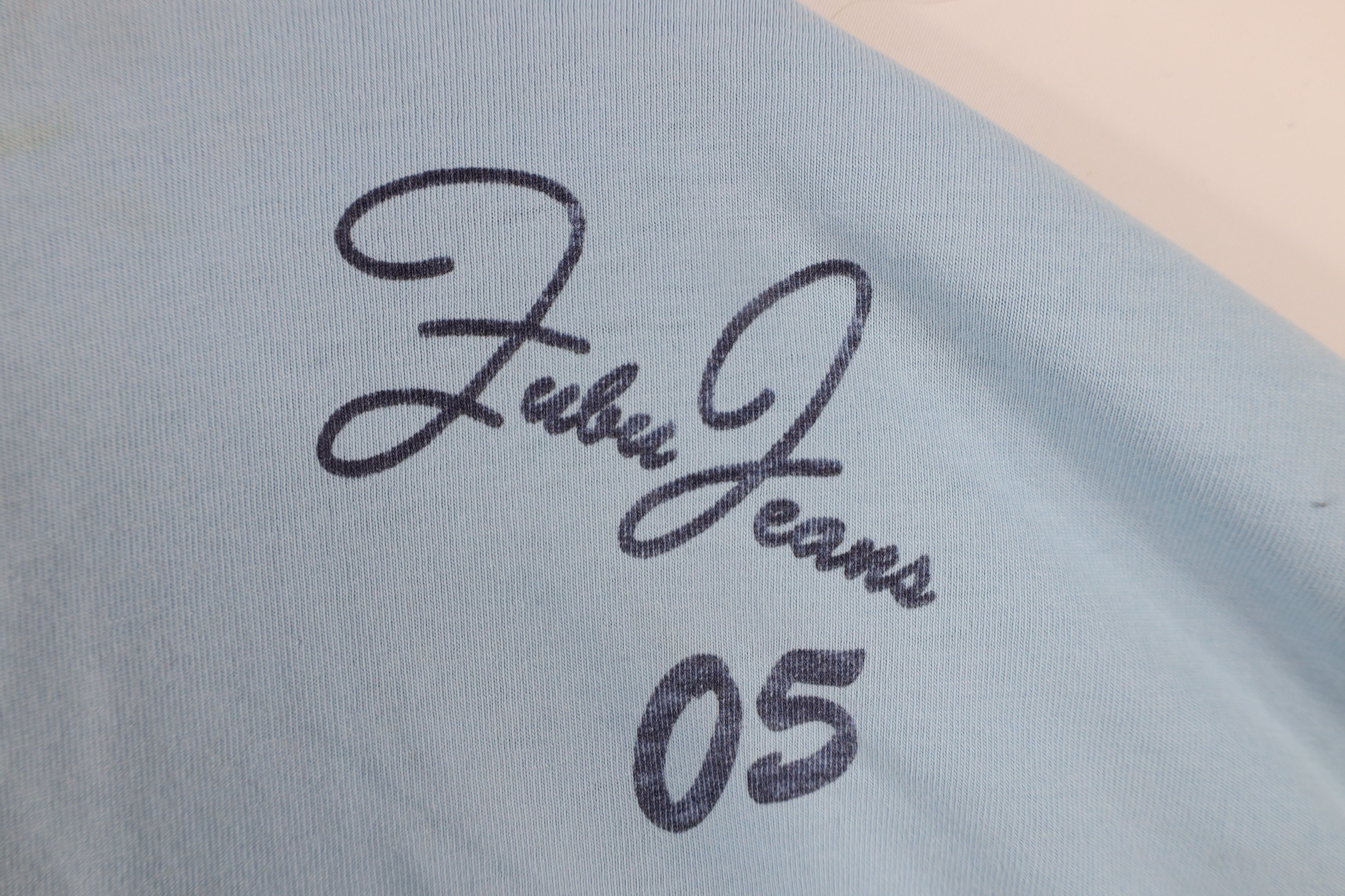 Fubu × Vintage Vintage 90s Y2K FUBU Spell Out Script Baggy Fit T-Shirt Blue Size US XXL / EU 58 / 5 - 13 Thumbnail
