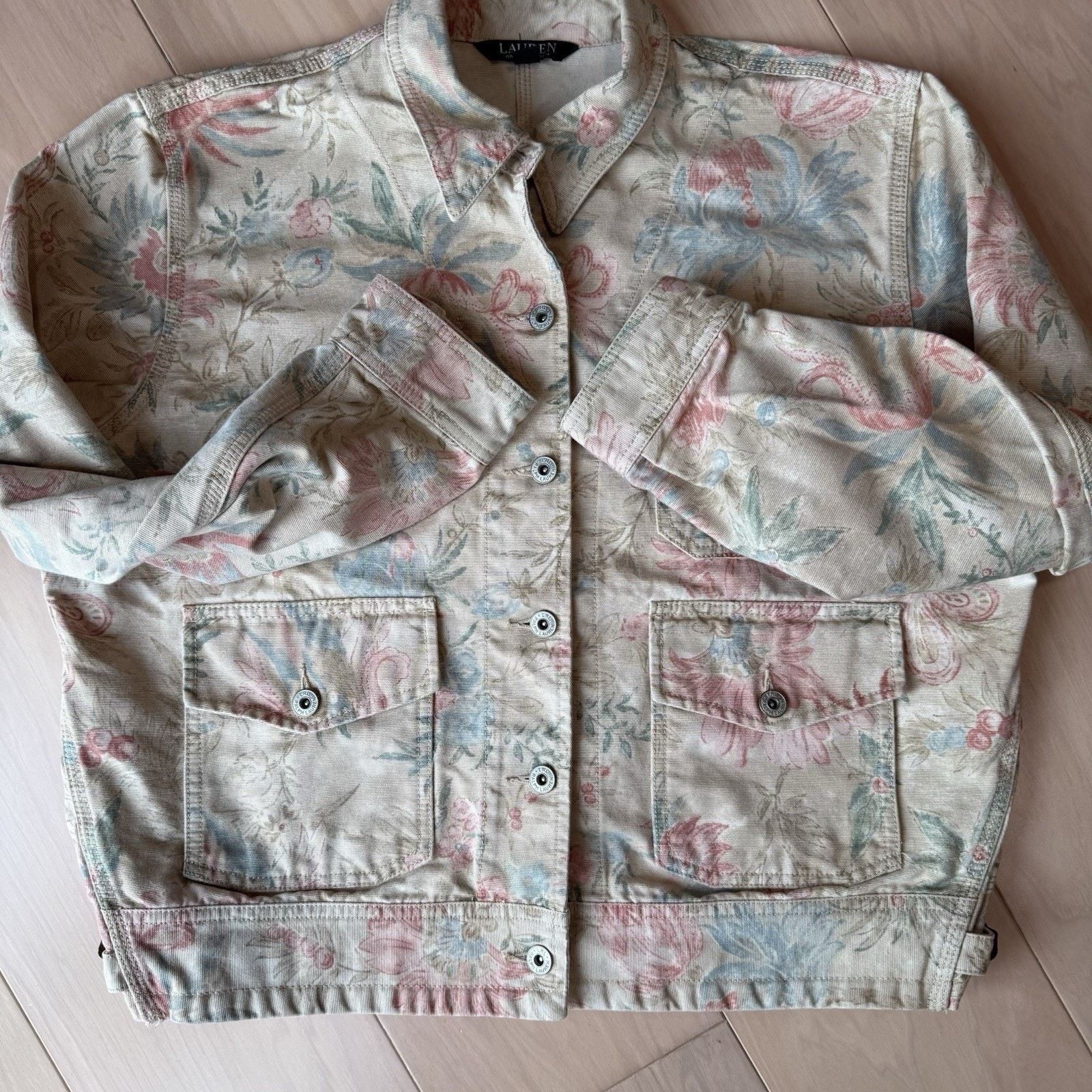 Lauren Ralph Lauren Lauren Ralph Lauren Denim Trucker Jacket Women's XL Multi Size XL / US 12-14 / IT 48-50 - 6 Thumbnail