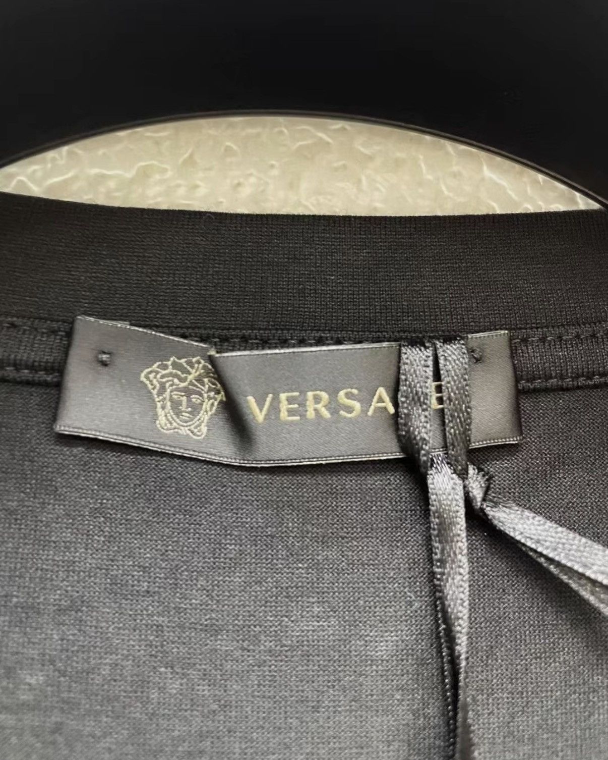 Versace VERSACE Rhinestone 100% Cotton Short Sleeve T-shirt J30 Size US S / EU 44-46 / 1 - 4 Thumbnail