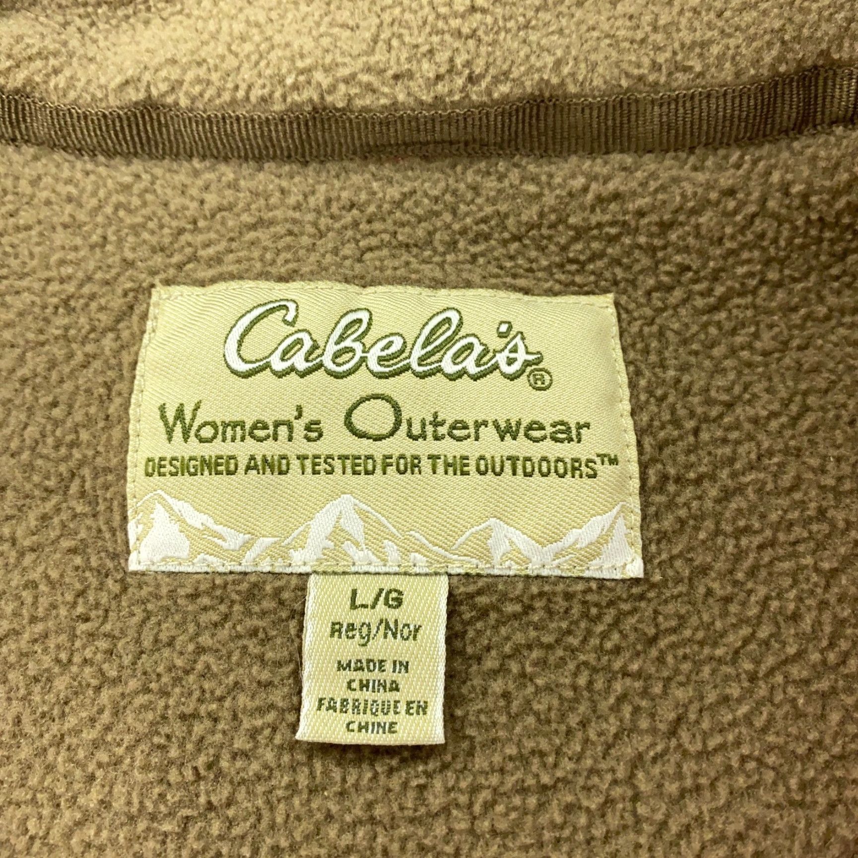 Vintage Cabela's Jacket Womens Large Red Fleece Full Zip Pockets Size L / US 10 / IT 46 - 5 Thumbnail