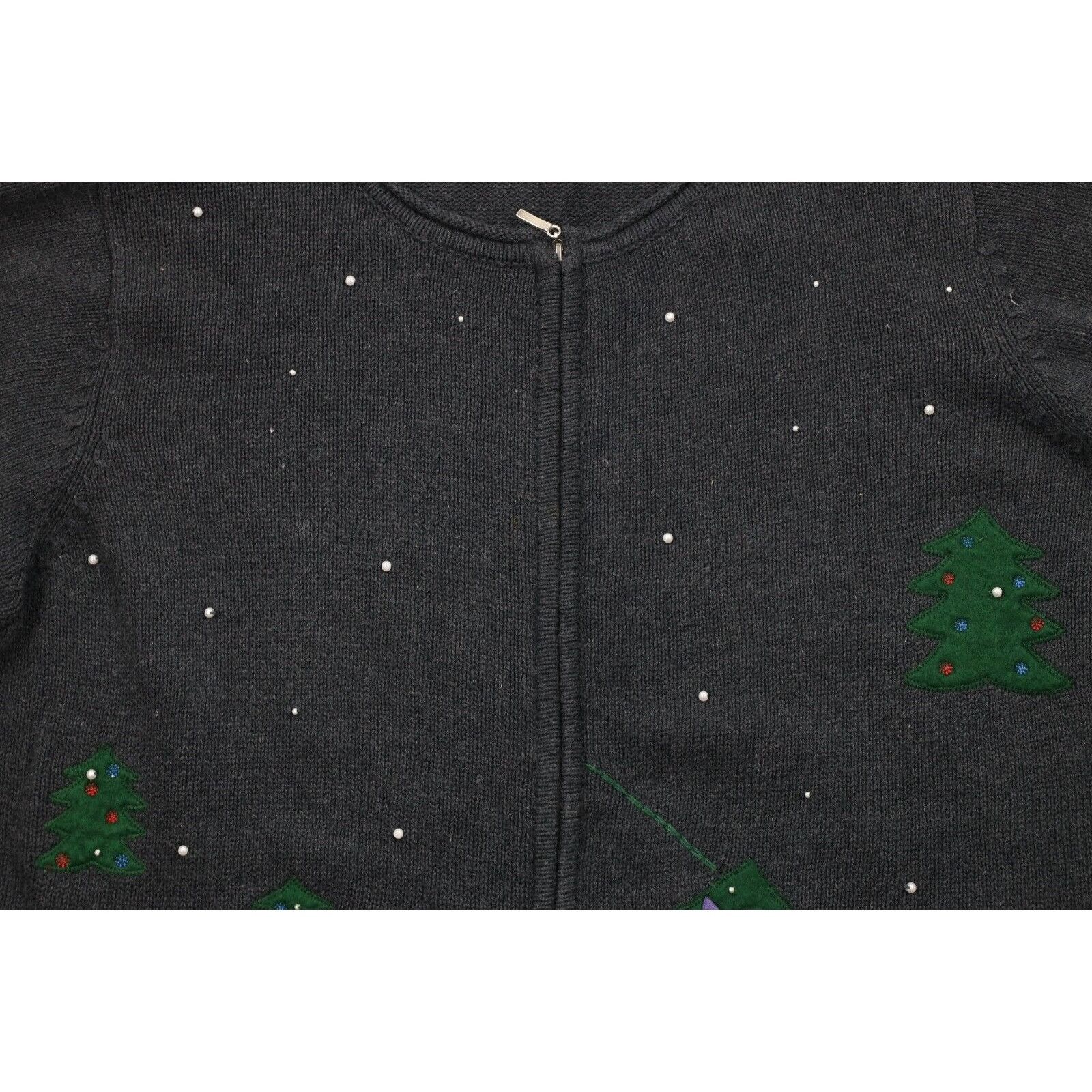 Vintage Vintage 90s Streetwear Marled Knit Christmas Snowman Sweater Size 3XL / US 20-22 - 3 Thumbnail