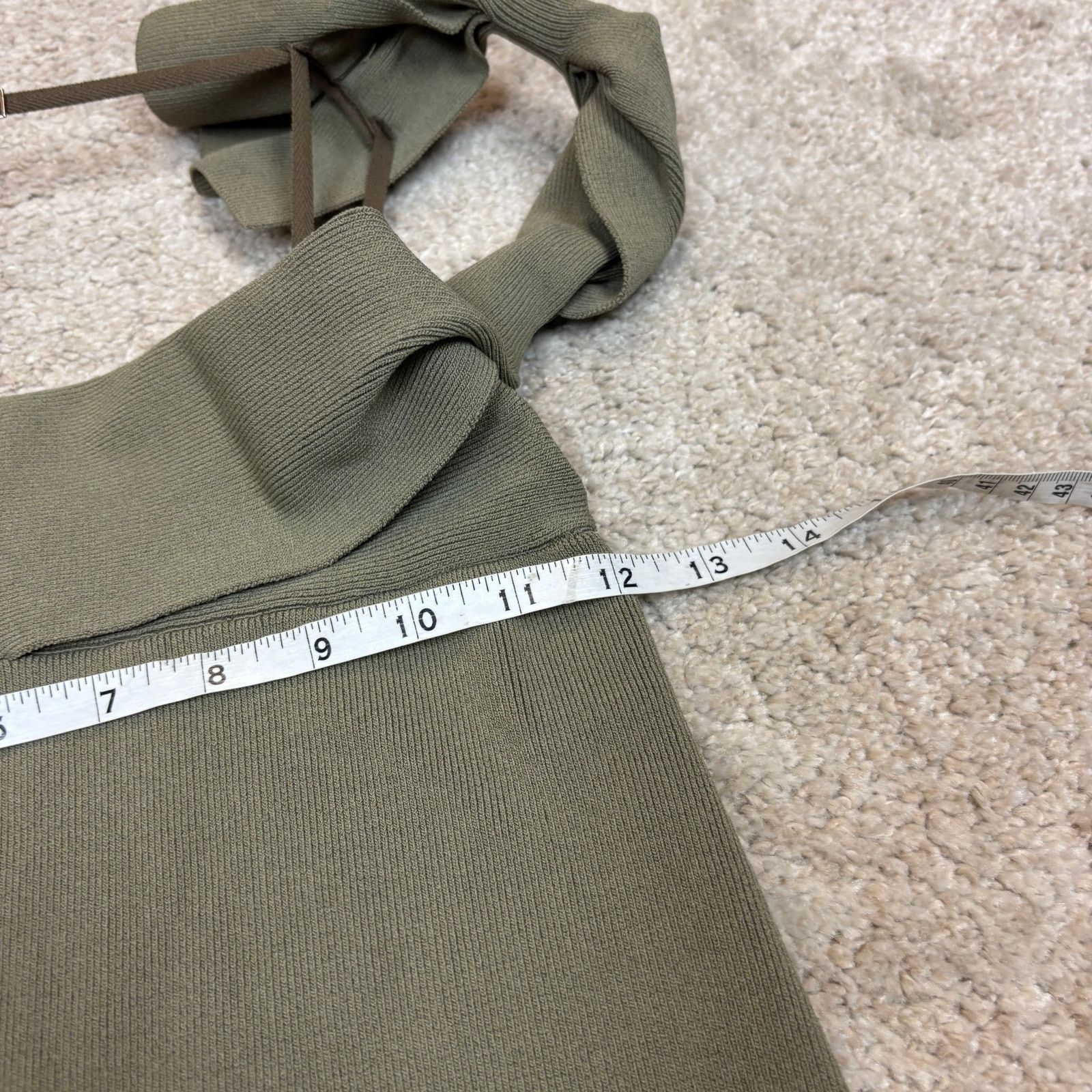 Jacquemus NWT JACQUEMUS La Robe Malle Alca in Khaki Women's 36 Small Size S / US 4 / IT 40 - 8 Thumbnail