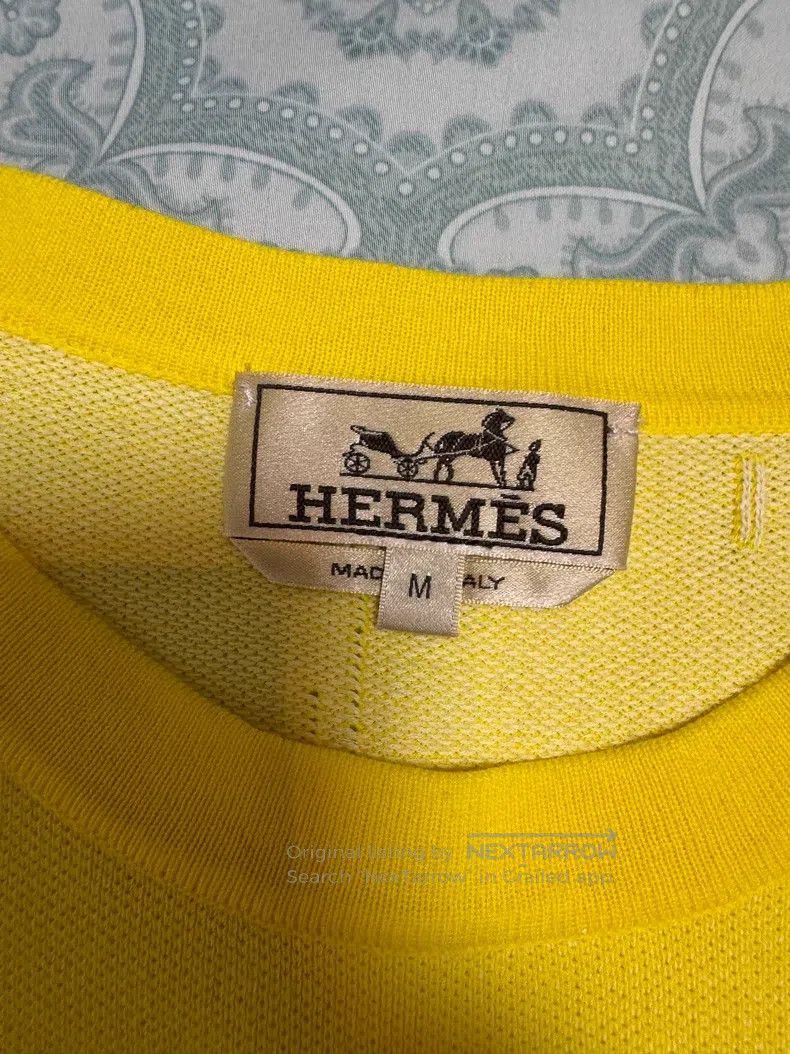 Hermes Hermes Short-sleeve, knit polo shirt Size US M / EU 48-50 / 2 - 6 Thumbnail