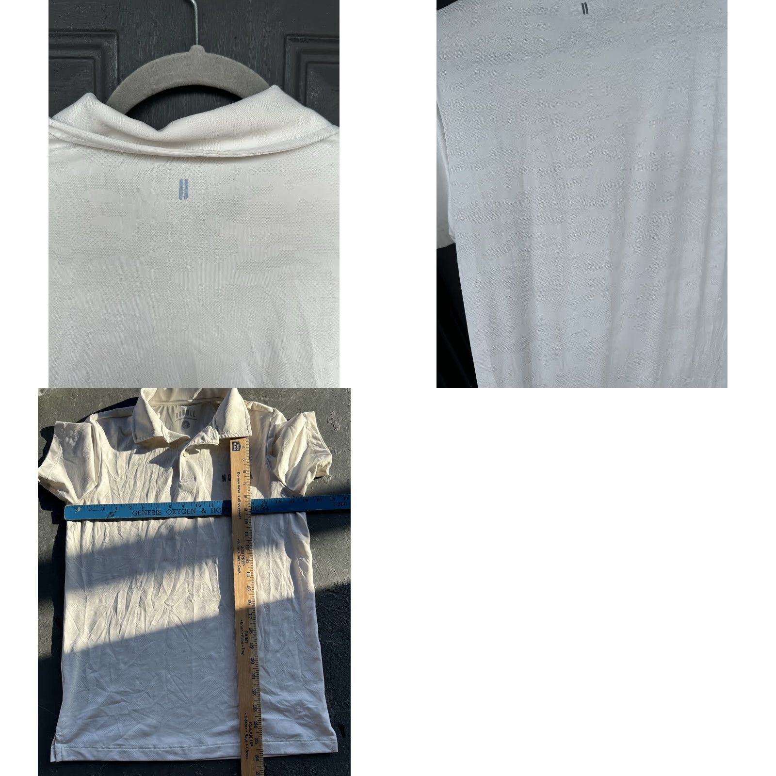 Vintage NOBULL Polo Shirt Camouflage Lightweight Short Sleeve Button-Up Collared White Mens S Regular Spread Collar Casual Travel Size US S / EU 44-46 / 1 - 8 Thumbnail