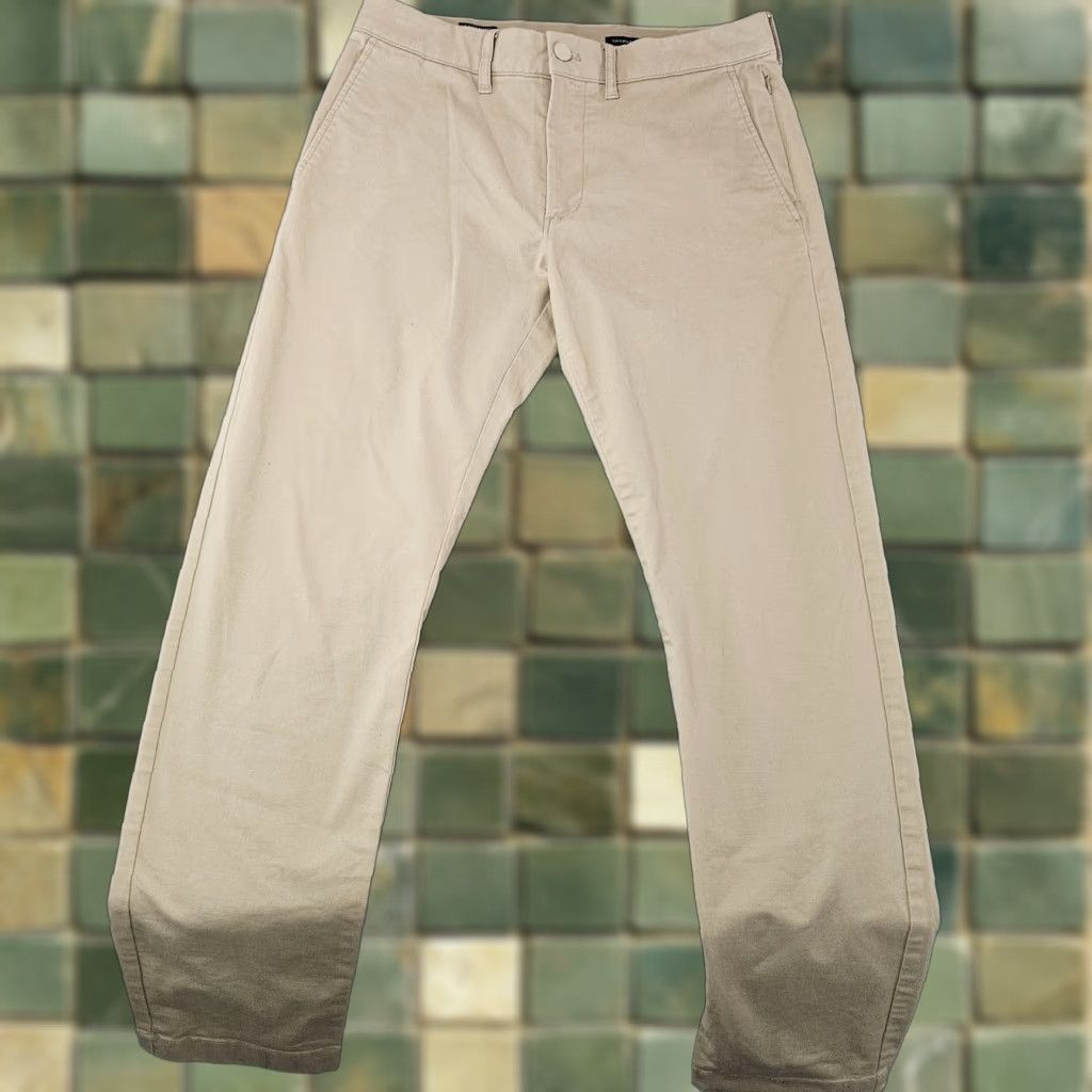 J.Crew J.Crew Thompson Flex Chino Pants Mens 29x32 Khaki Tan Flat Front Stretch Chino Pants Mens Flat Front Stretch Beige/Khaki 90s? Size US 29 - 1 Thumbnail