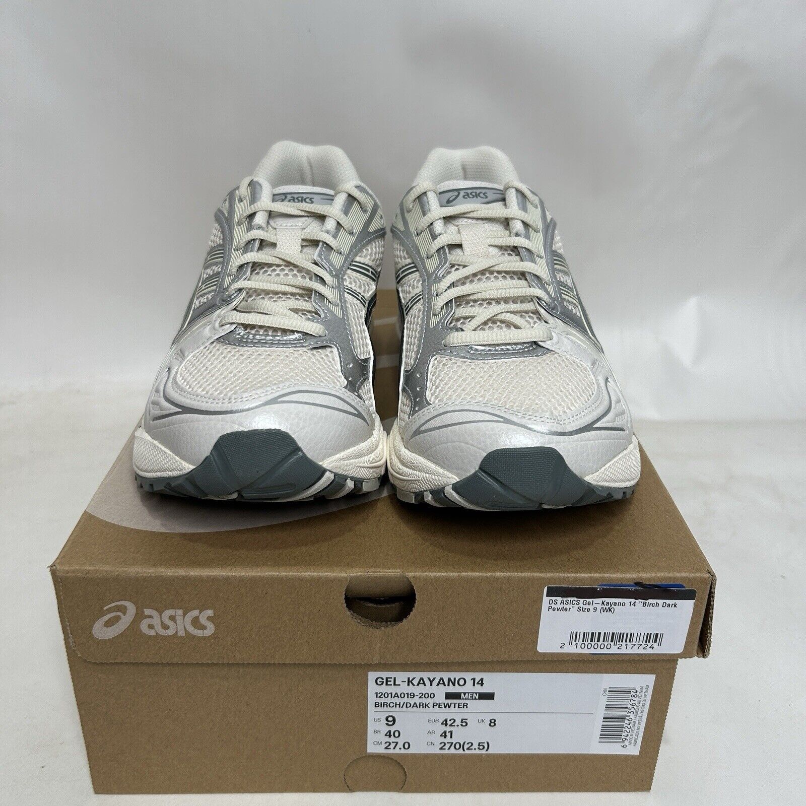 Asics ASICS Gel Kayano 14 “Birch Dark Pewter” 2024 Size US 9 / EU 42 - 2 Thumbnail