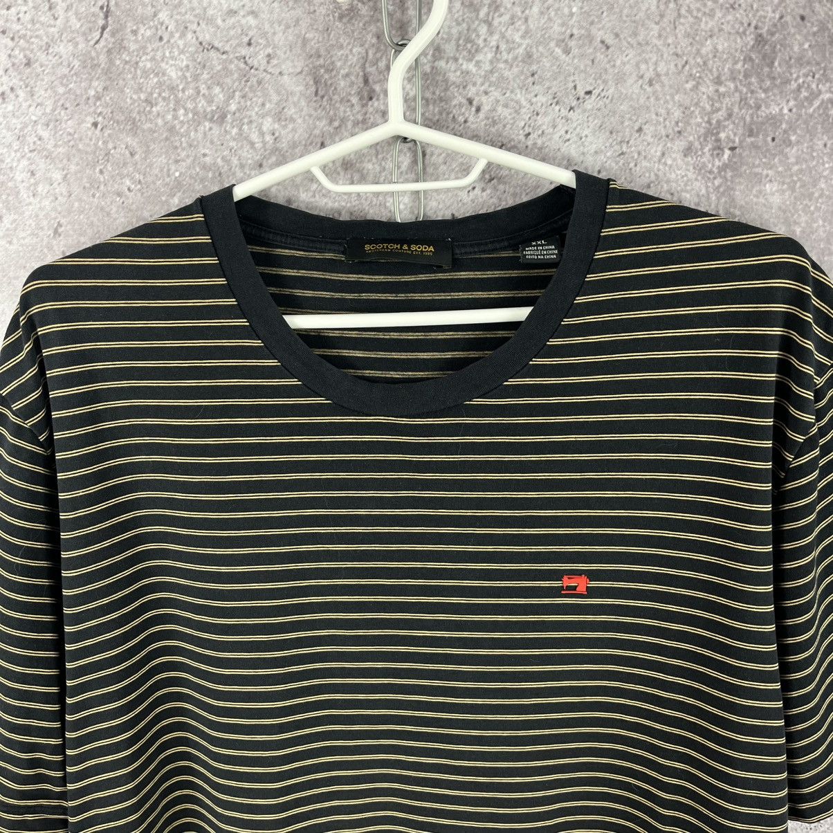 Scotch & Soda Scotch & Soda T-Shirt Stripes Small Logo Size XXL Size US XXL / EU 58 / 5 - 2 Thumbnail