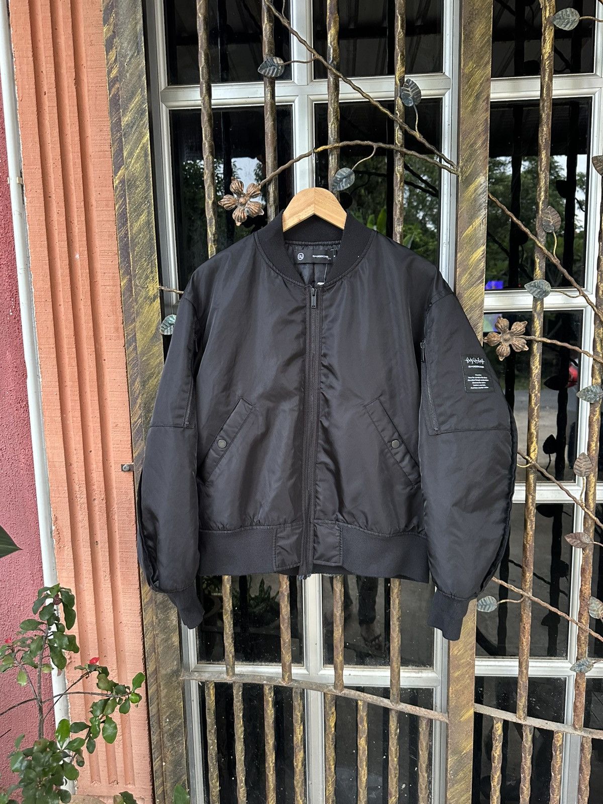 Undercover Freedom Noise GU Bomber Jacket Ma-1 Black