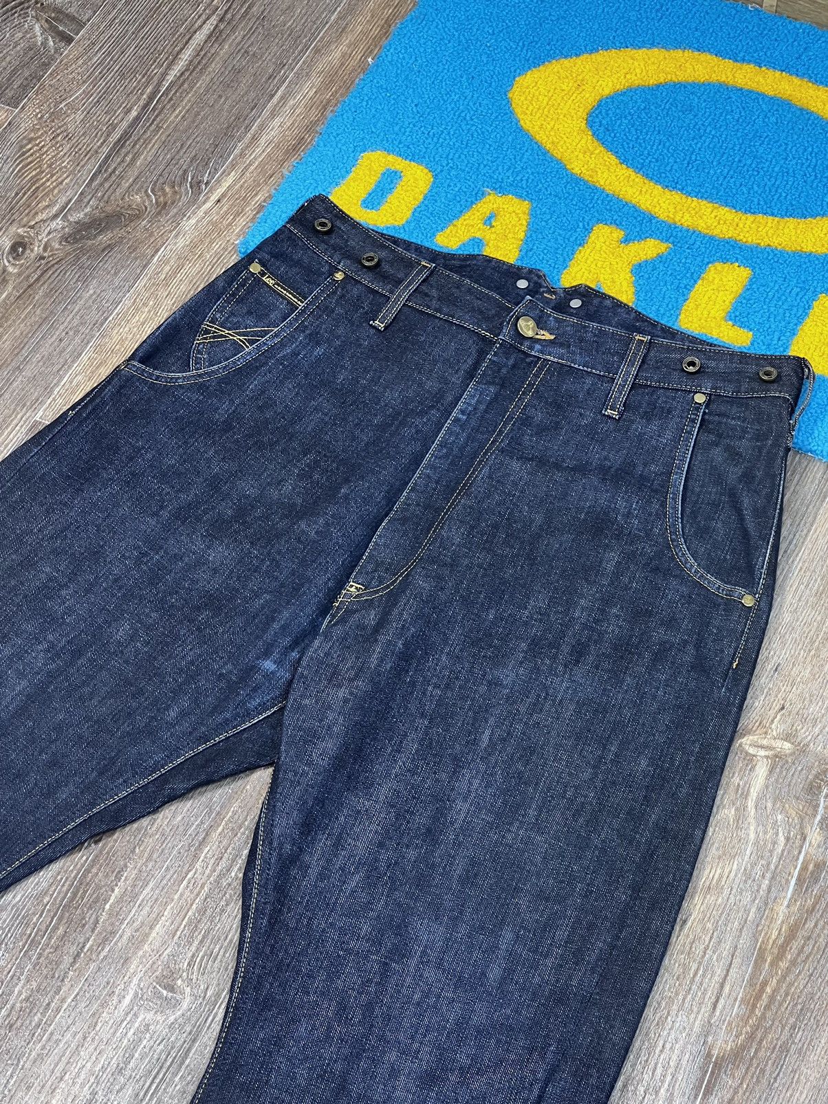 Lee × Vivienne Westwood Vivienne Westwood Lee Parachute Banana Blue Denim Pant Size US 32 / EU 48 - 7 Thumbnail
