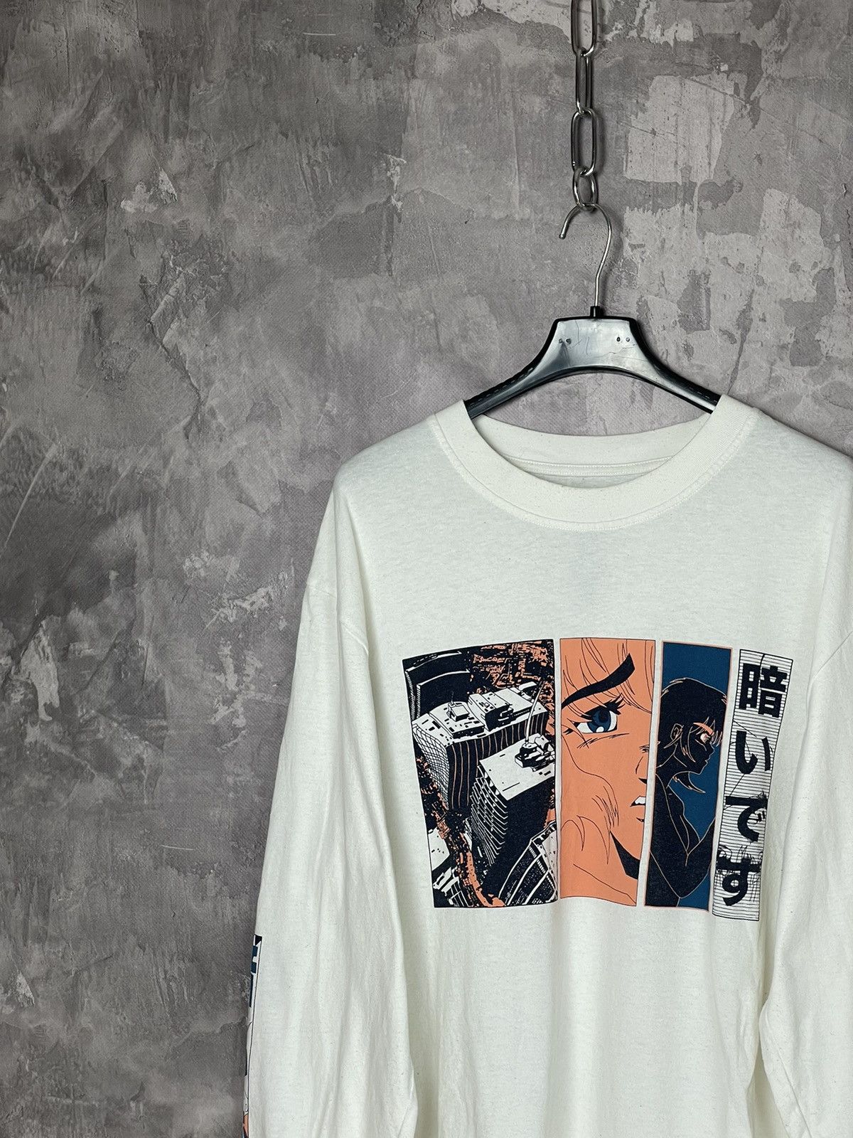 Edwin × Japanese Brand × Vintage Edwin Streetwear Anima Japanese Style Big Logo Long sleeve Size US S / EU 44-46 / 1 - 3 Thumbnail