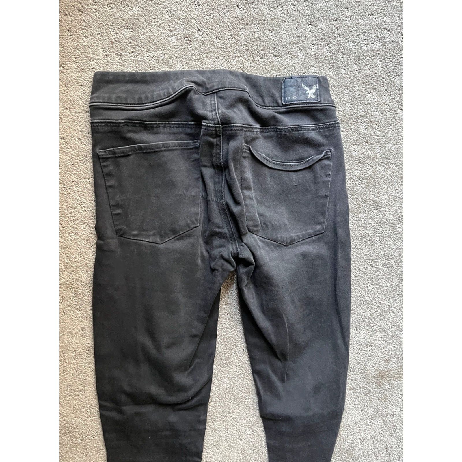 American Eagle Outfitters American Eagle Outfitters Jeans Women Size 2 Black Mid Rise Ankle Legging Stretch 5-Pocket Denim 27.5in Size 26" / US 2 / IT 38 - 2 Thumbnail