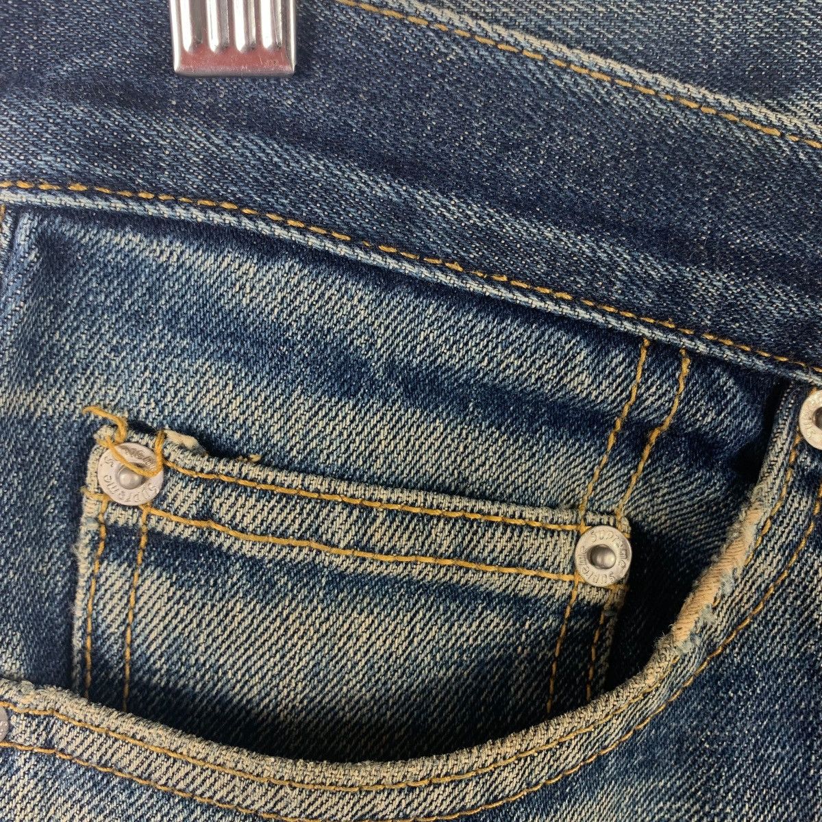 Supreme × Vintage Vintage SUPREME usa blue jeans Size US 32 / EU 48 - 8 Thumbnail