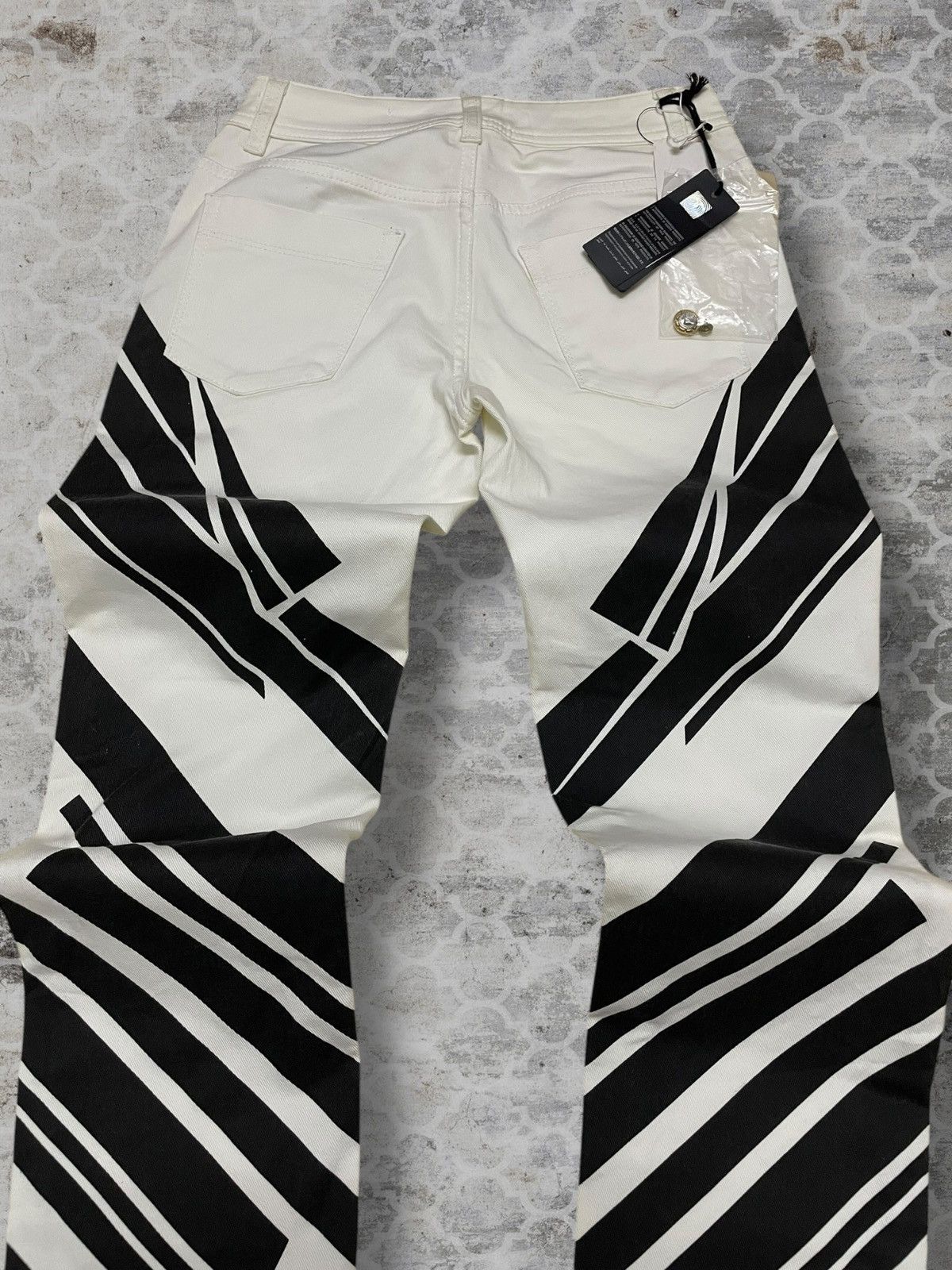 Just Cavalli Authentic Designer Just Cavalli Patterned Skinny Denim Size 24" / US 00 / IT 34 - 11 Thumbnail