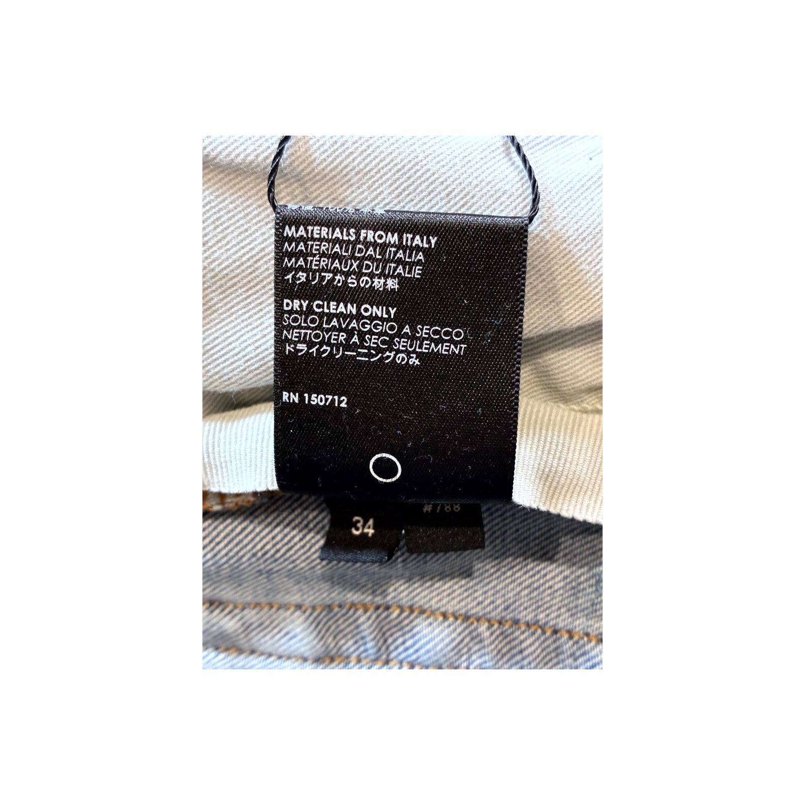 Amiri Amiri Chemist Stars Light Wash & Black Jeans Size US 34 / EU 50 - 5 Thumbnail